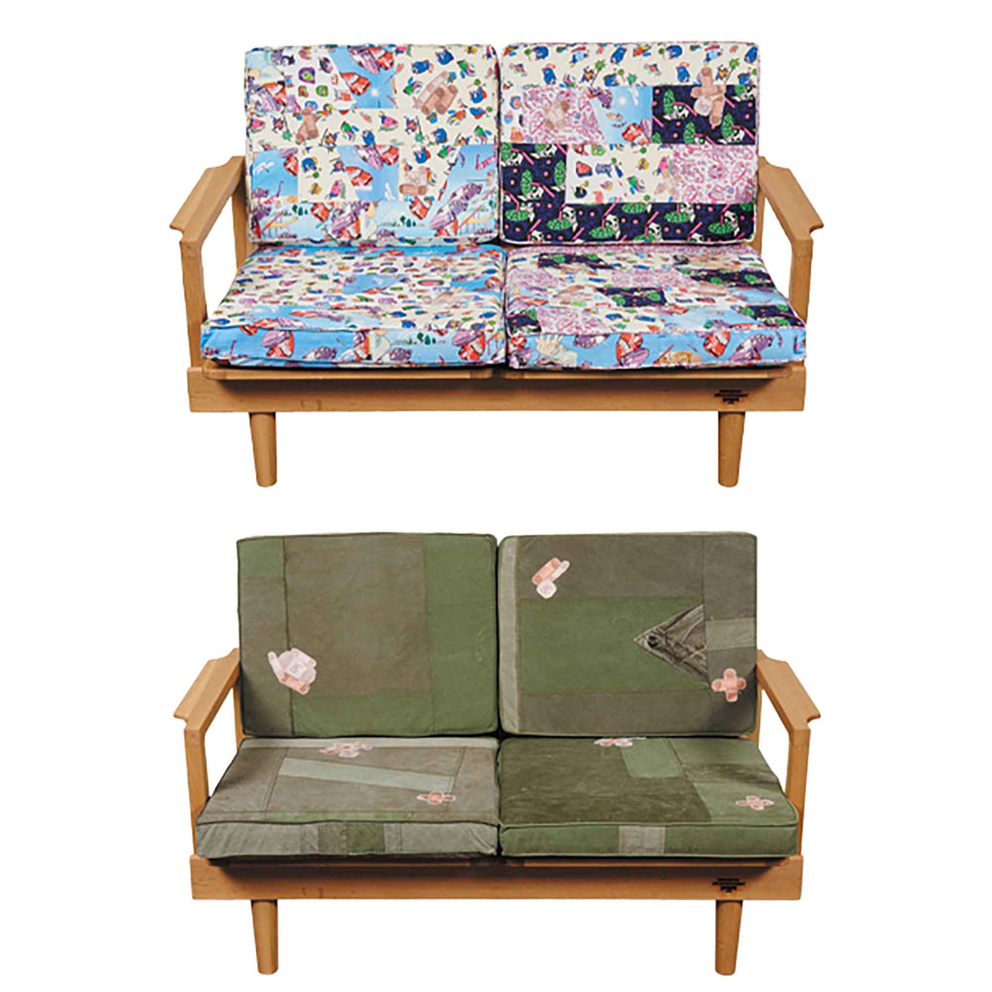 DRxROMANELLI x FABRICK ONE OF KIND COLLECTION カリモク FUTARIGAKE