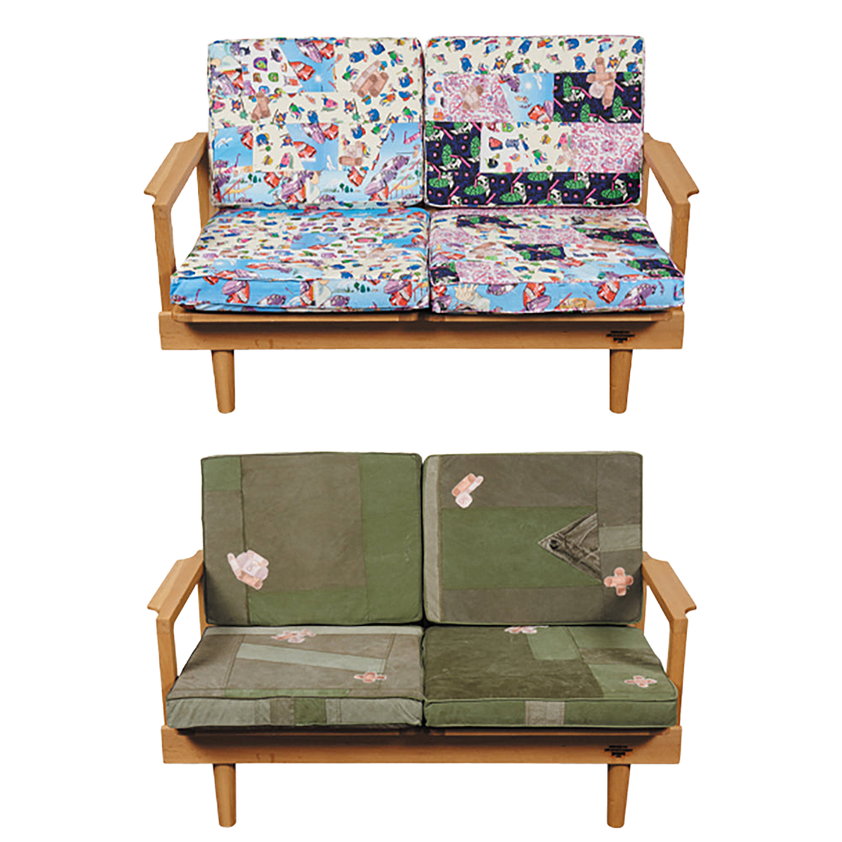 DRxROMANELLI x FABRICK ONE OF KIND COLLECTION カリモク FUTARIGAKE