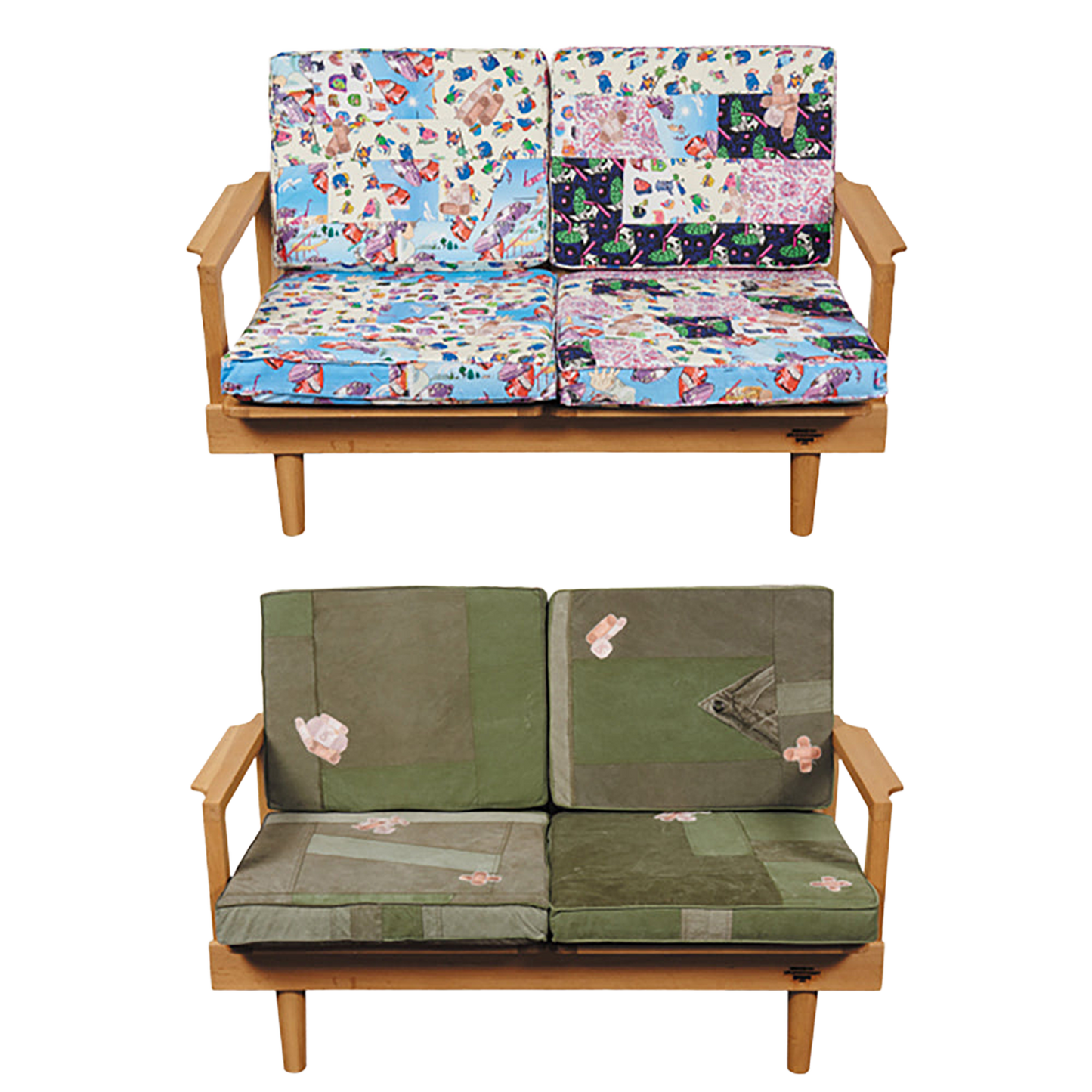 DRxROMANELLI x FABRICK ONE OF KIND COLLECTION カリモク FUTARIGAKE