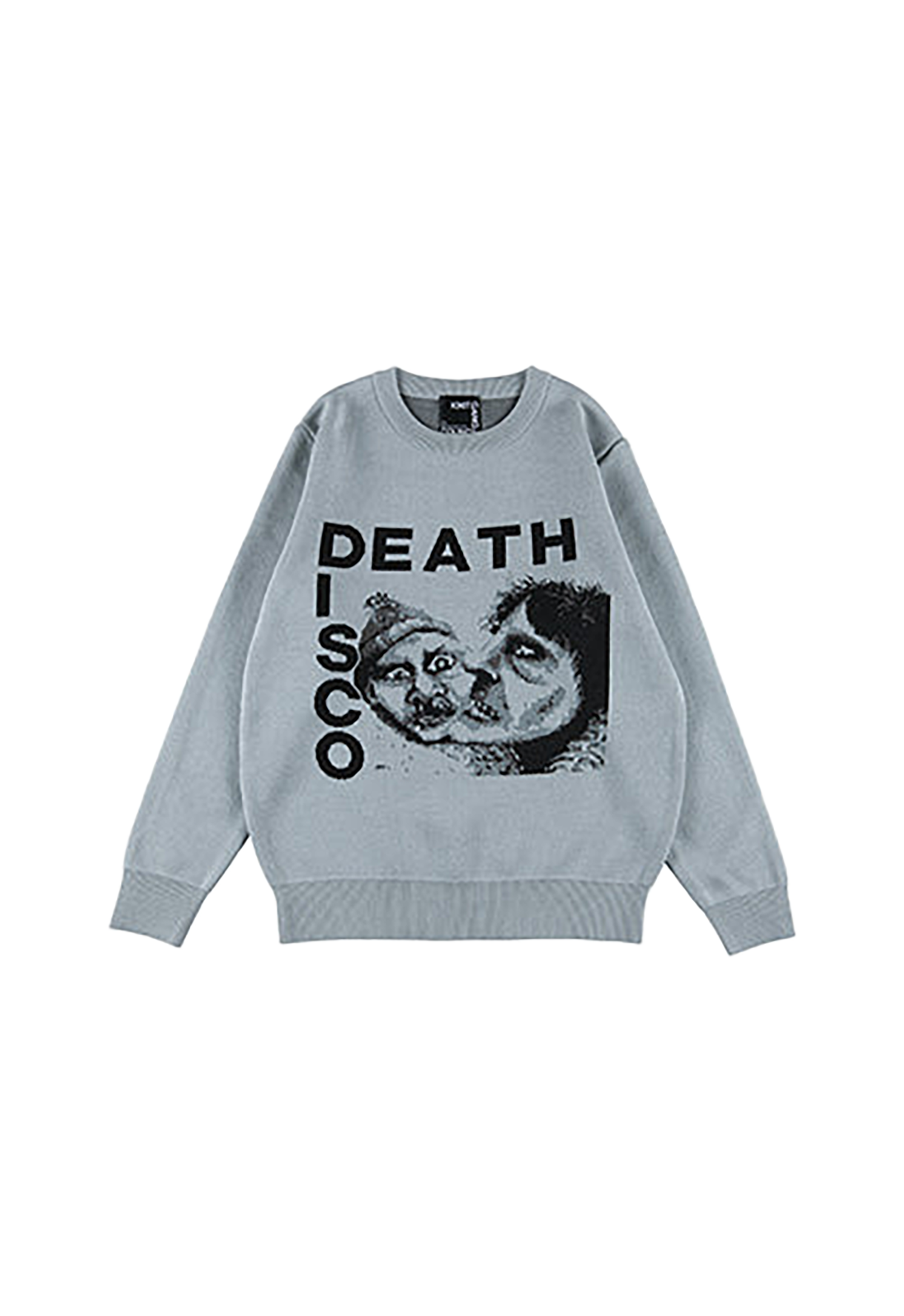 KNIT GANG COUNCIL "PIL" CREW NECK SWEATER "DEATH DISCO"