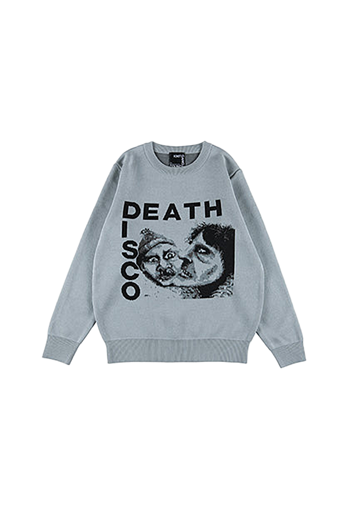 KNIT GANG COUNCIL "PIL" CREW NECK SWEATER "DEATH DISCO"