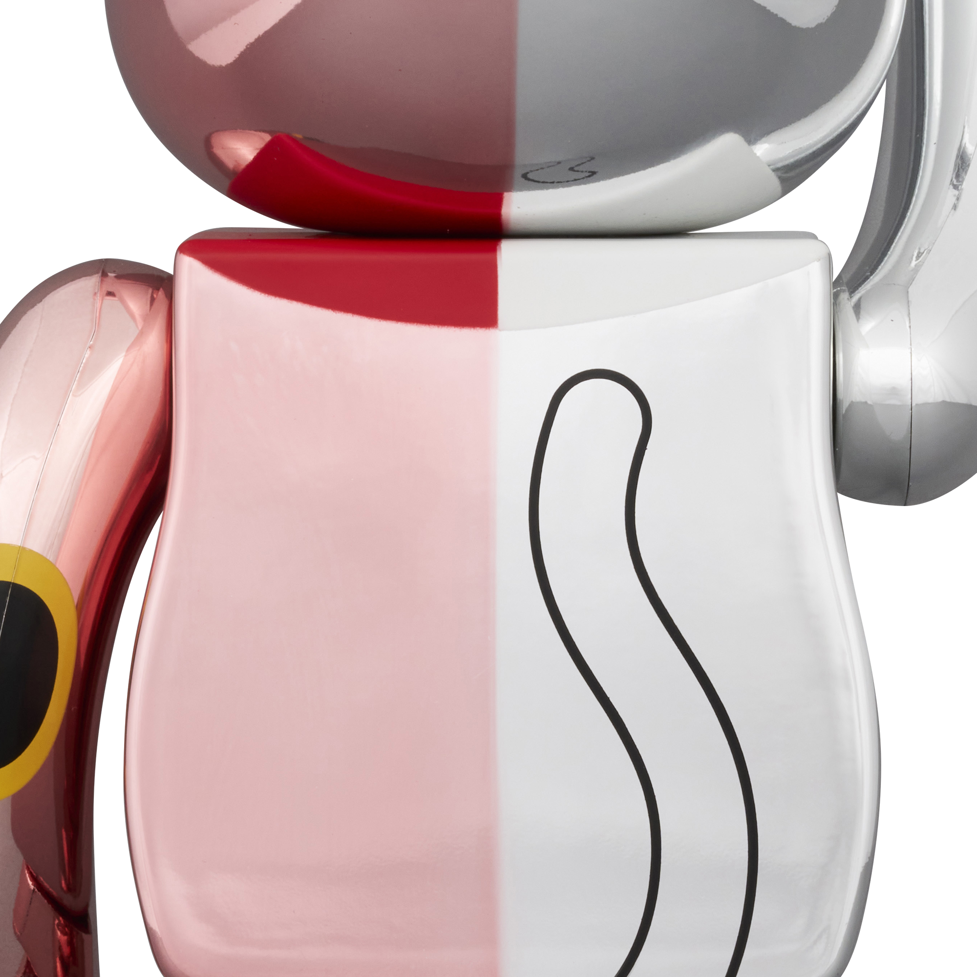 BE@RBRICK 招き猫 千万両 銀メッキ × 桃金メッキ 100％ & 400