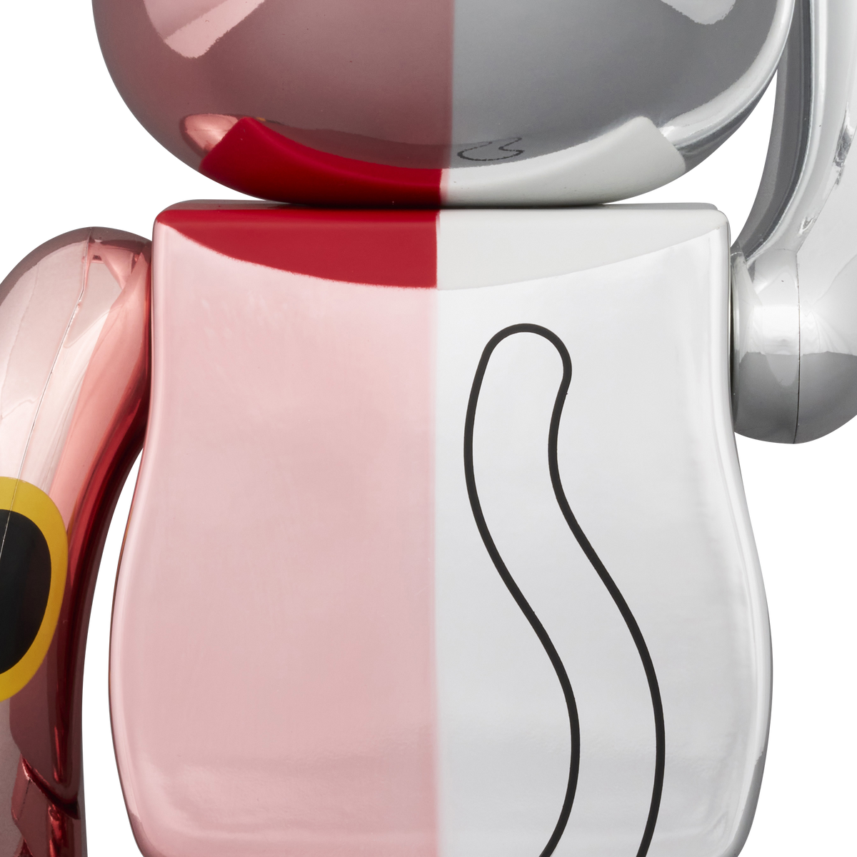 BE@RBRICK 招き猫 千万両 銀メッキ × 桃金メッキ 100％ & 400