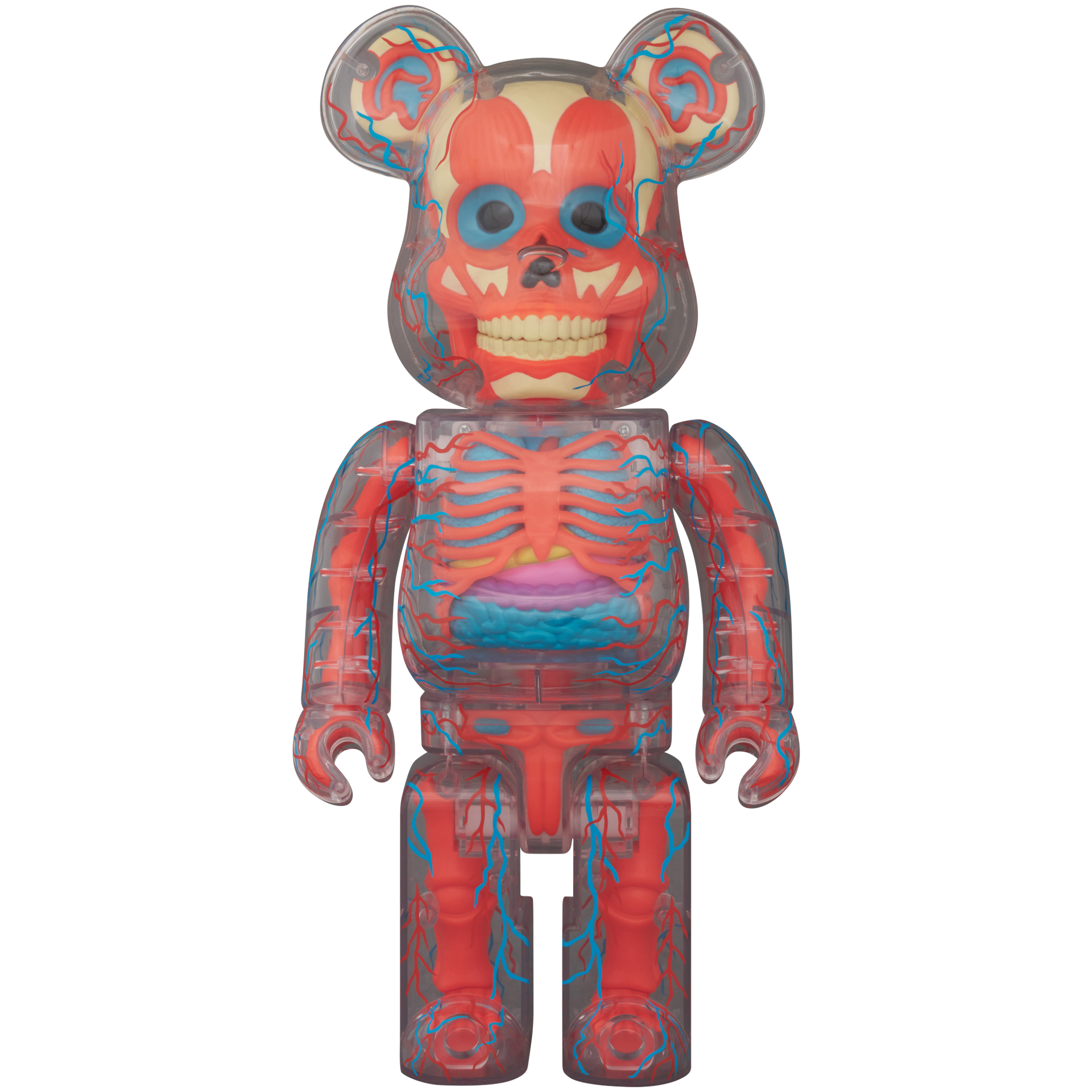 BE@RBRICK THE HUMAN BEAR ORANGE VARIANT Ver. 400％ | MEDICOM TOY