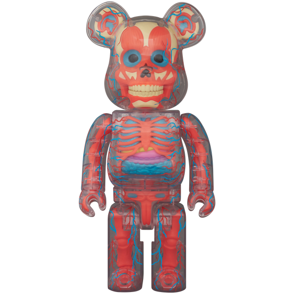 BE@RBRICK THE HUMAN BEAR ORANGE VARIANT Ver. 400％ | MEDICOM TOY