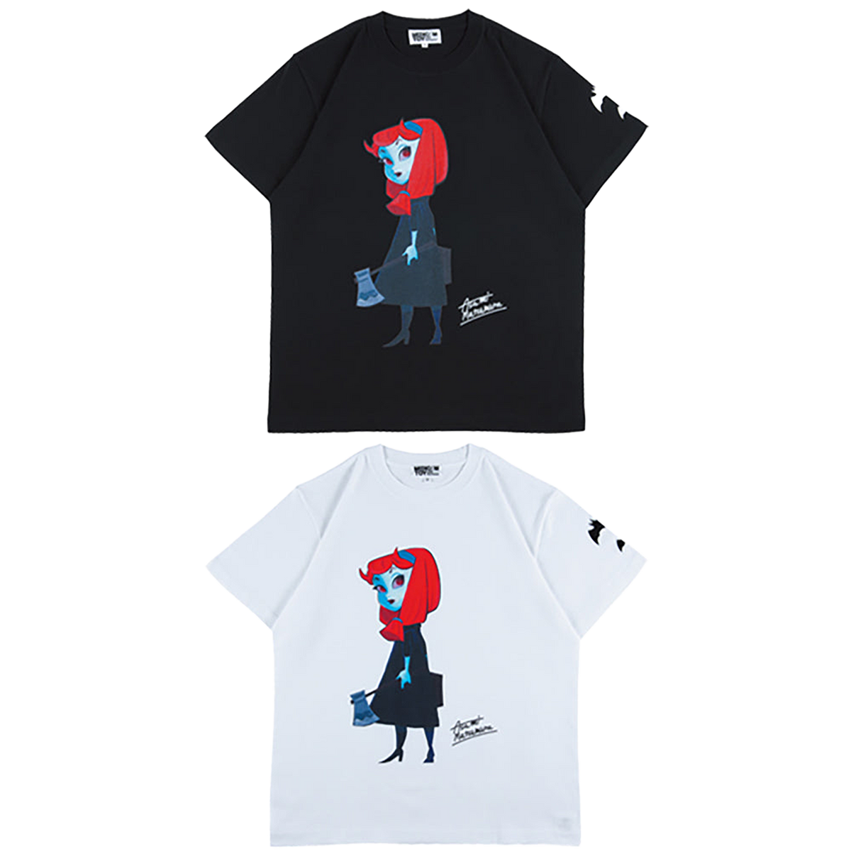 MLE ASAMI MATSUMURA シリーズ TEE DESIGN-C  “AXE”