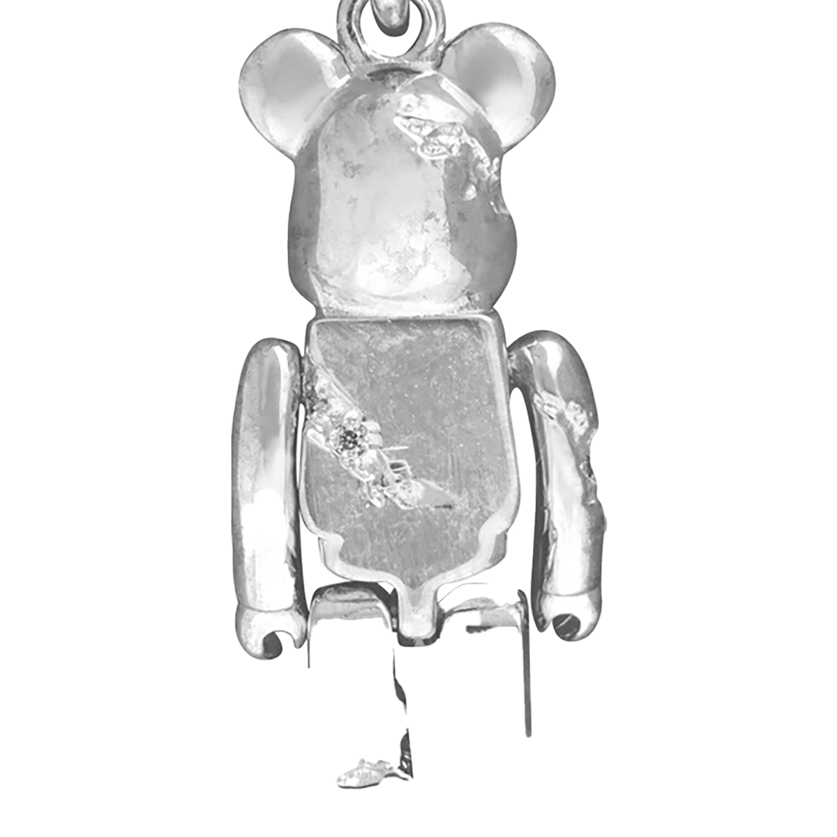 IVXLCDM BE@RBRICK CLACKED NECKLACE SILVER／BLACK