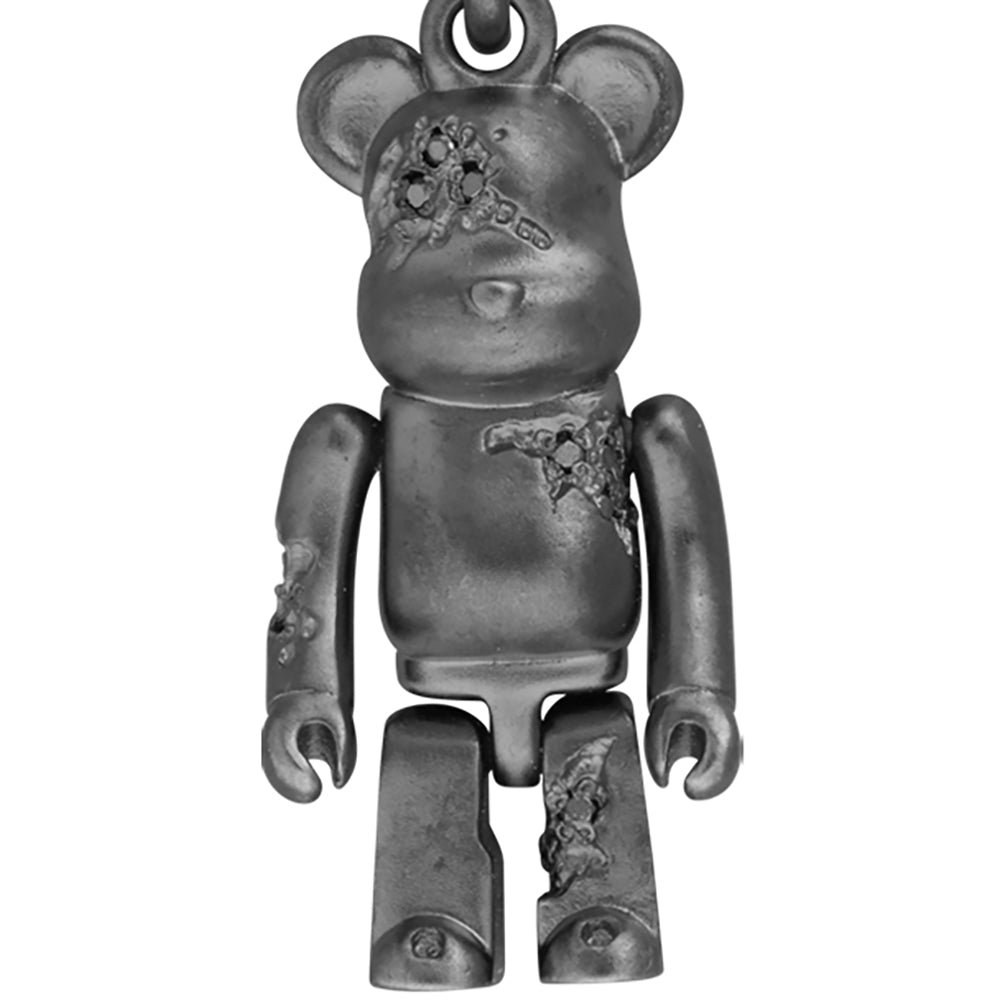IVXLCDM BE@RBRICK CLACKED NECKLACE SILVER／BLACK_3