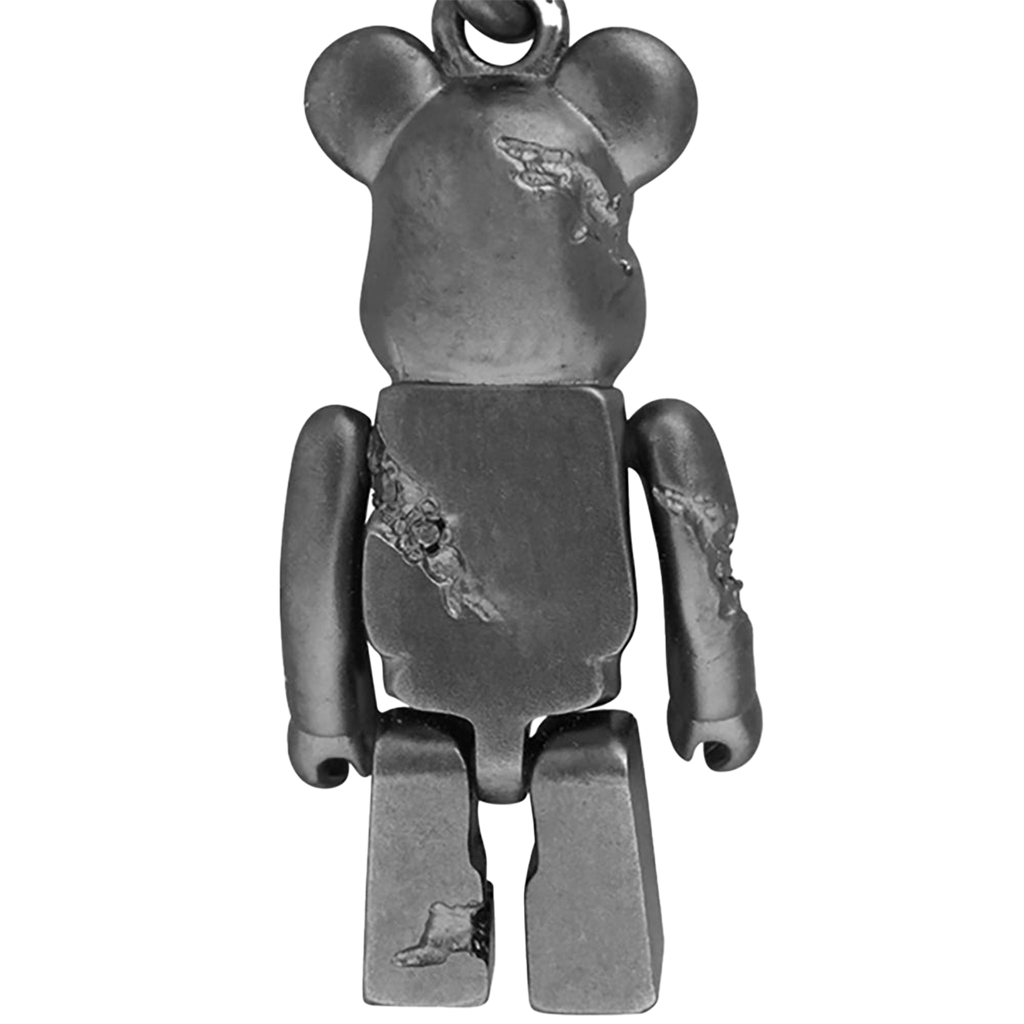 IVXLCDM BE@RBRICK CLACKED NECKLACE SILVER／BLACK