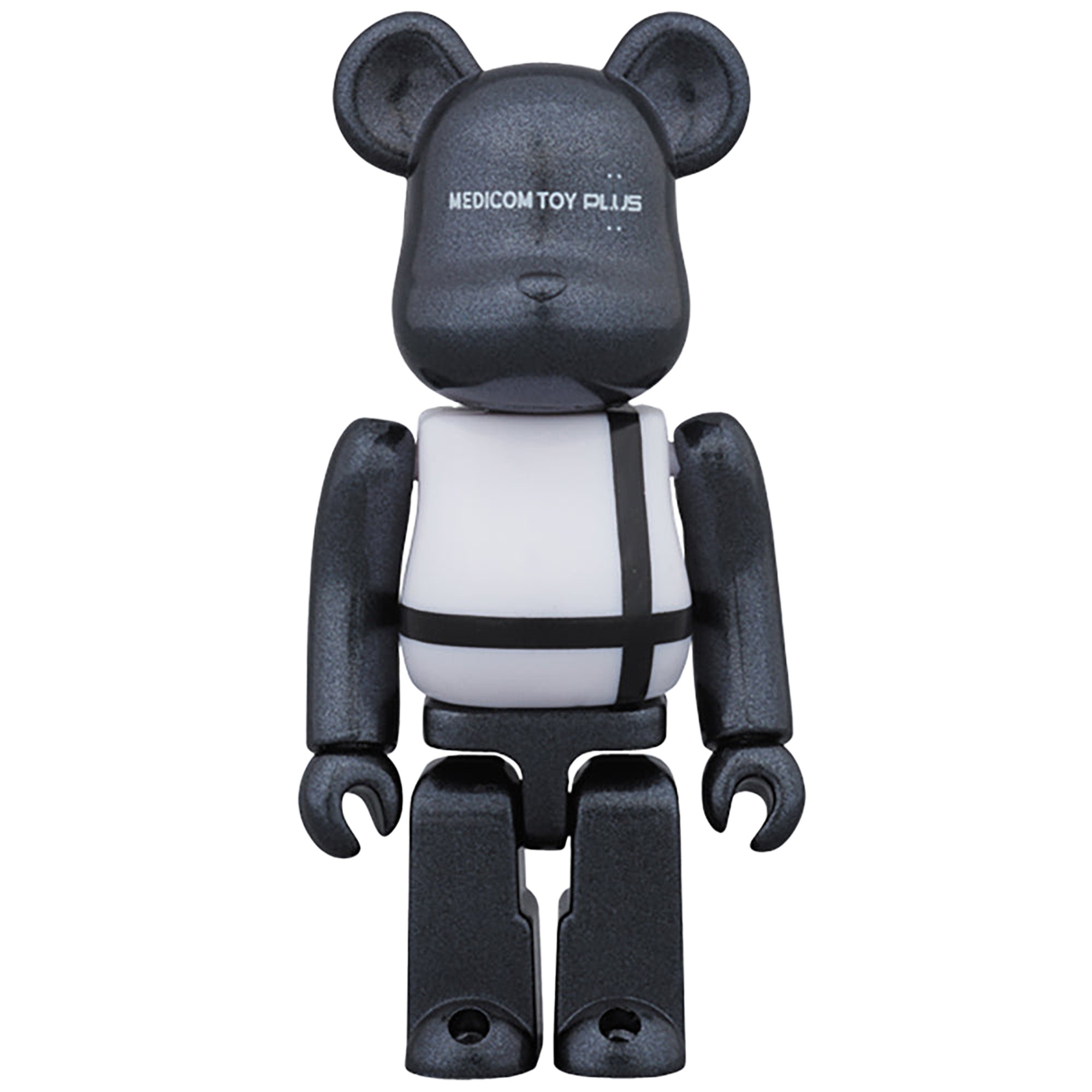 BE@RBRICK MEDICOM TOY PLUS BLACK／PINK／SILVER 100％