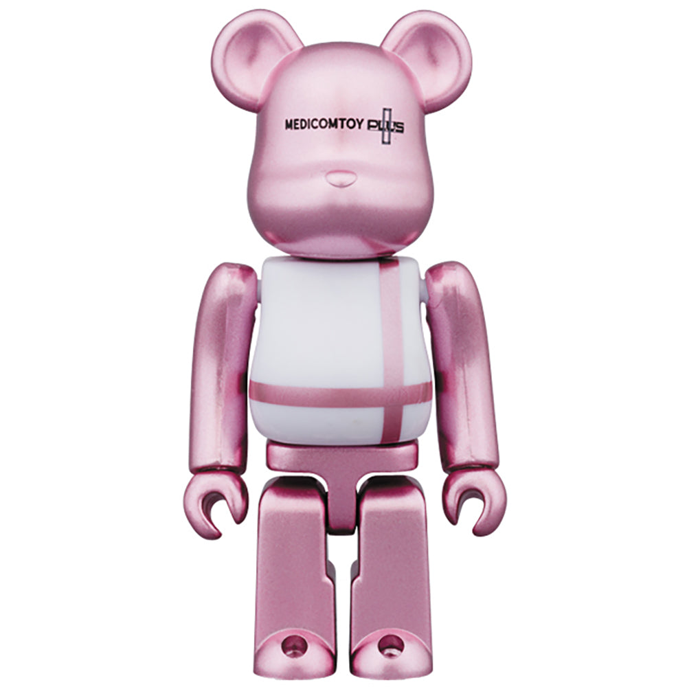 BE@RBRICK MEDICOM TOY PLUS BLACK／PINK／SILVER 100％_2