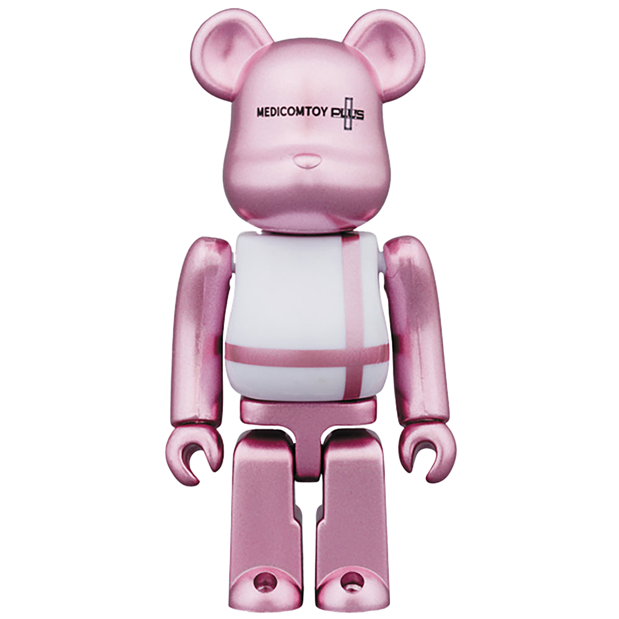 BE@RBRICK MEDICOM TOY PLUS BLACK／PINK／SILVER 100％