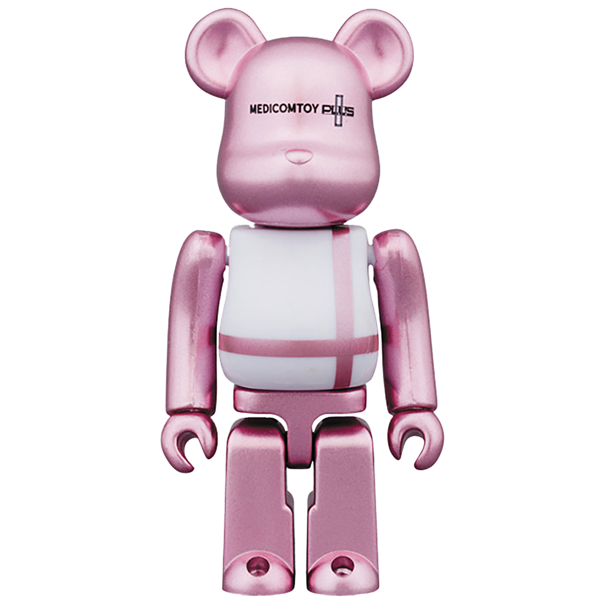 BE@RBRICK MEDICOM TOY PLUS BLACK／PINK／SILVER 100％