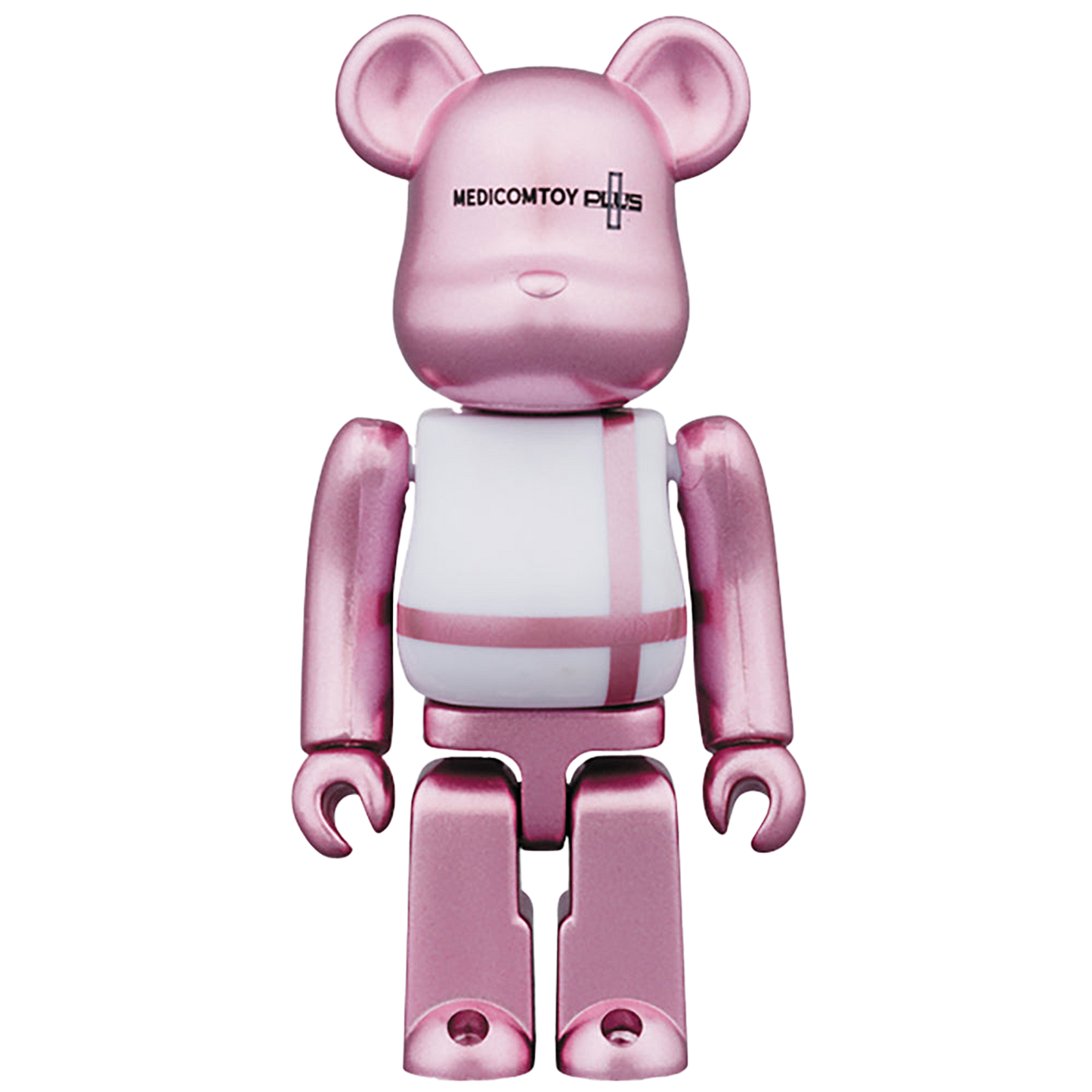 BE@RBRICK MEDICOM TOY PLUS BLACK／PINK／SILVER 100％