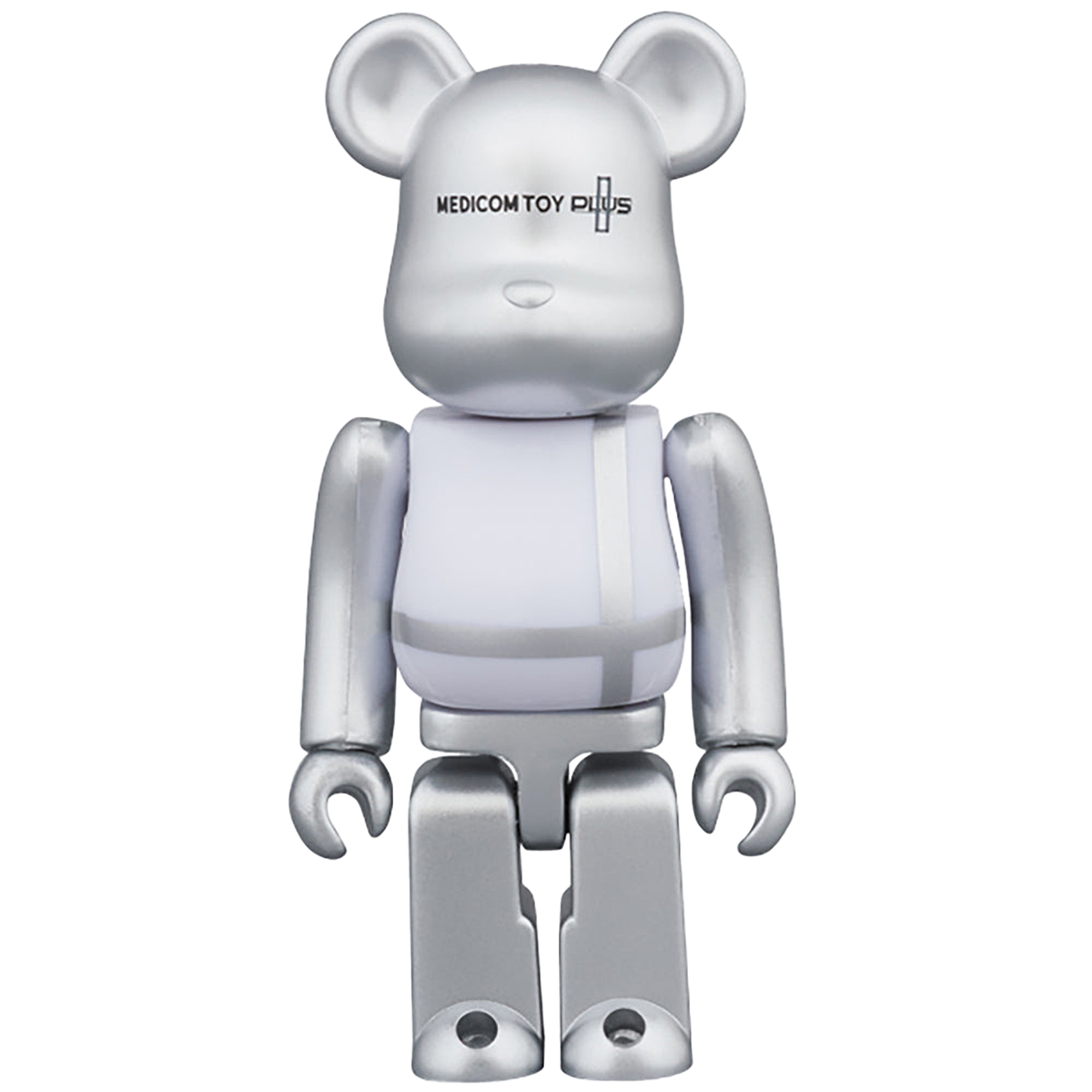 BE@RBRICK MEDICOM TOY PLUS BLACK／PINK／SILVER 100％