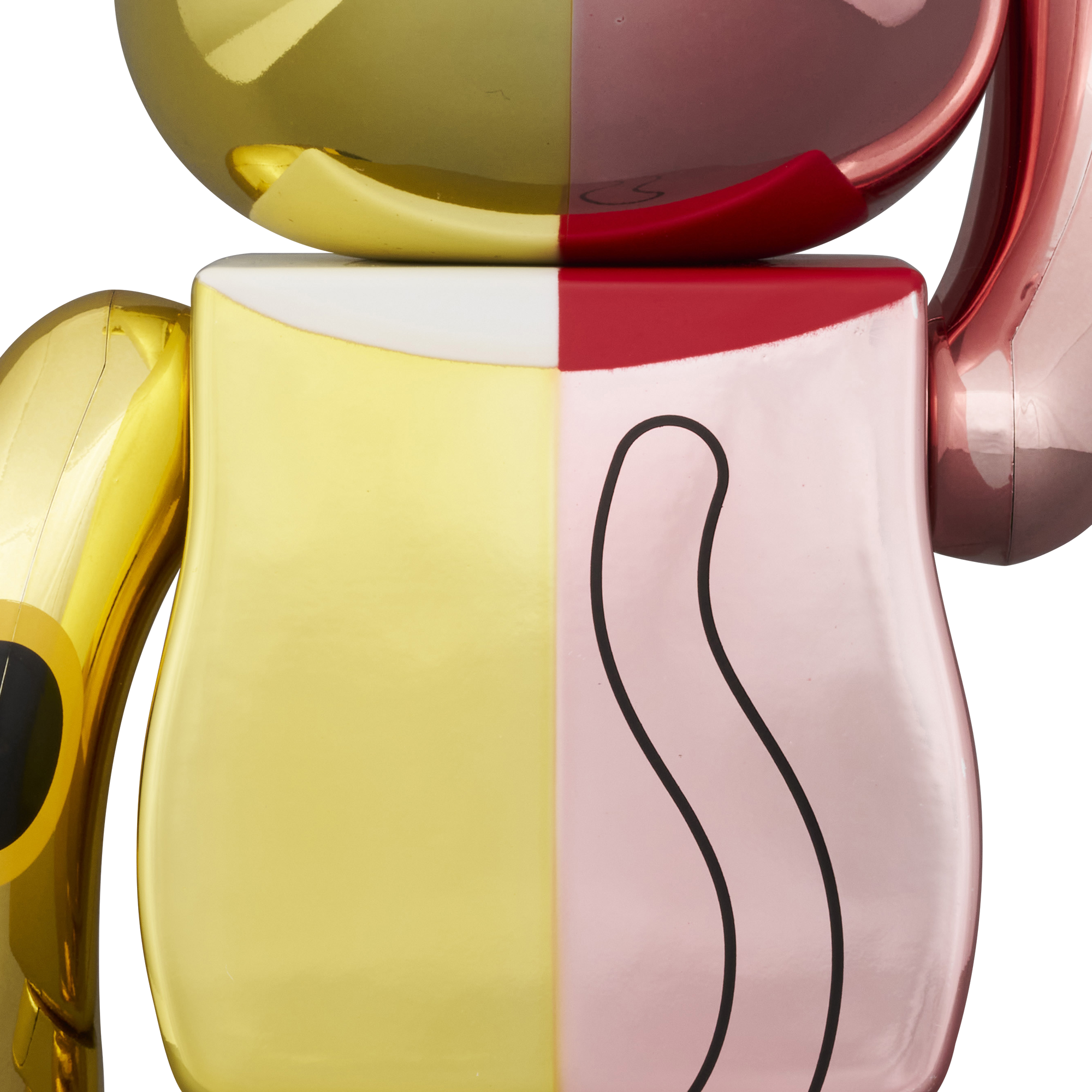 BE@RBRICK Manekineko Ten million ryo Peach Gold Plated × Gold Plated 100% & 400%