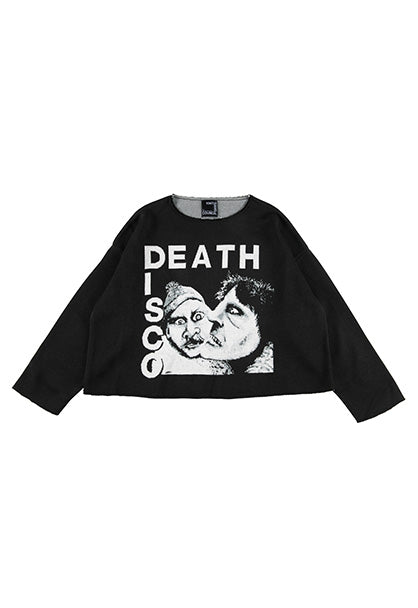 KNIT GANG COUNCIL "PIL" CREW NECK SWEATER "DEATH DISCO"_3