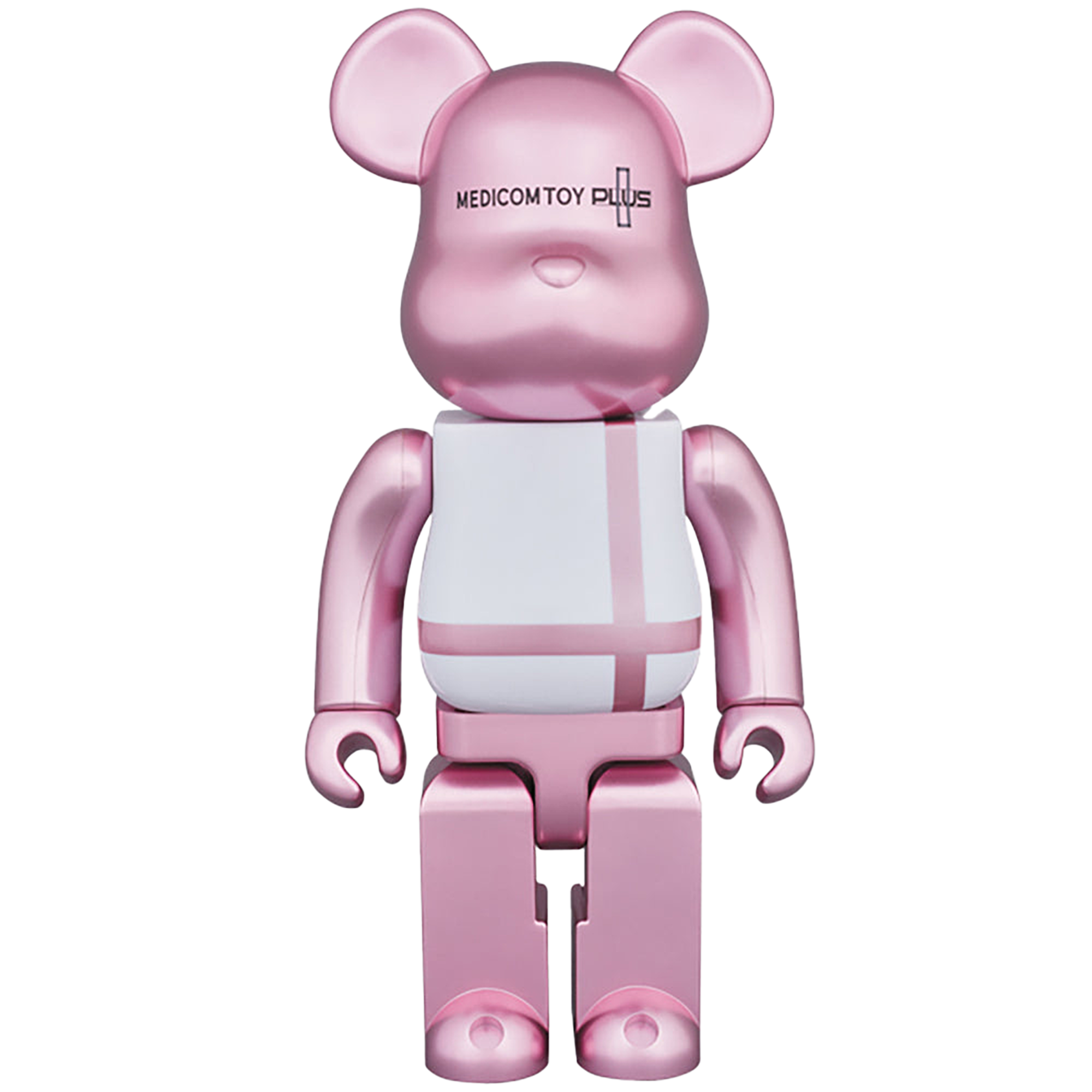 BE@RBRICK MEDICOM TOY PLUS BLACK／PINK／SILVER 400％