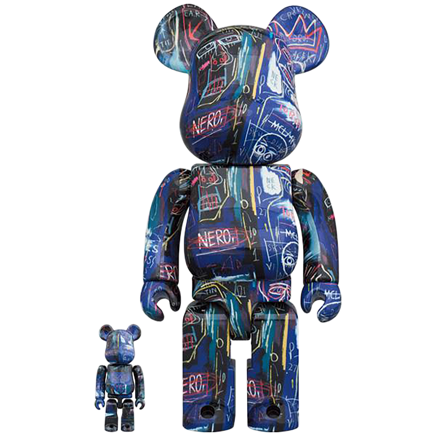 BE@RBRICK JEAN-MICHEL BASQUIAT #7 100% & 400%