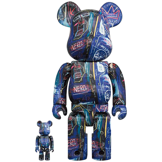 BE@RBRICK JEAN-MICHEL BASQUIAT #7 100% & 400%
