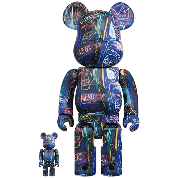 ぺたこ ベアブリック　バスキア#7 BE@RBRICK JEAN-MICHEL BASQUIAT #7 100% & 400% | MEDICOM TOY