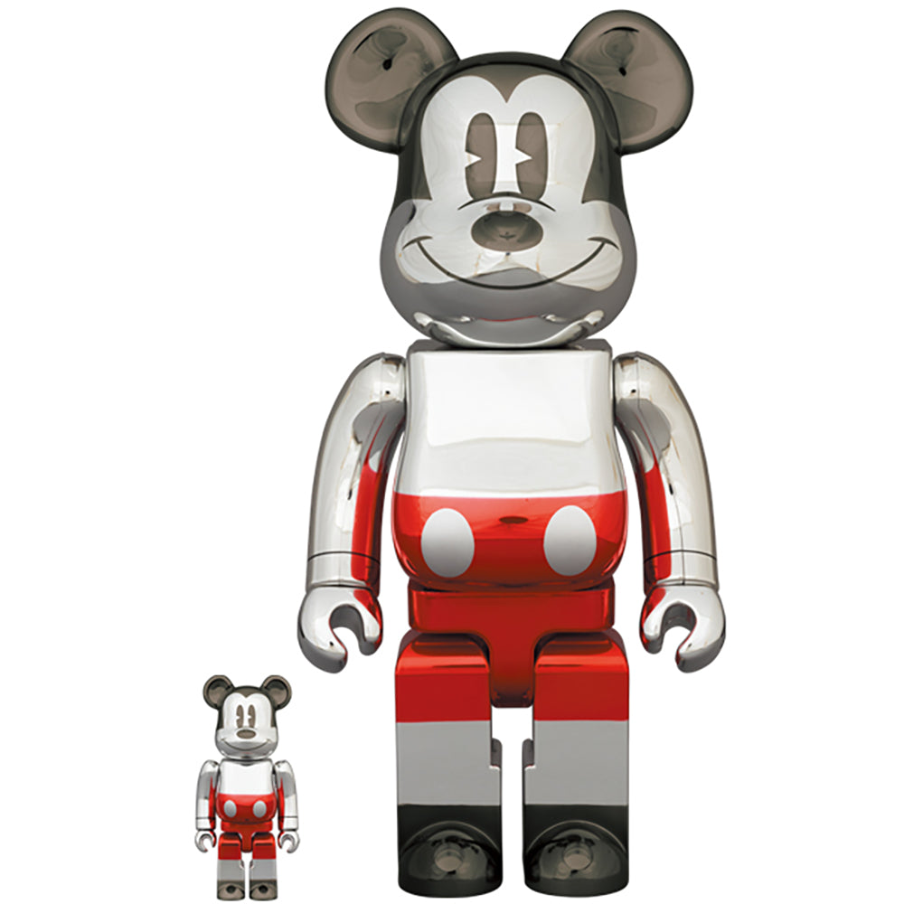 BE@RBRICK FUTURE MICKEY (2nd COLOR Ver.) 100％ & 400％_0