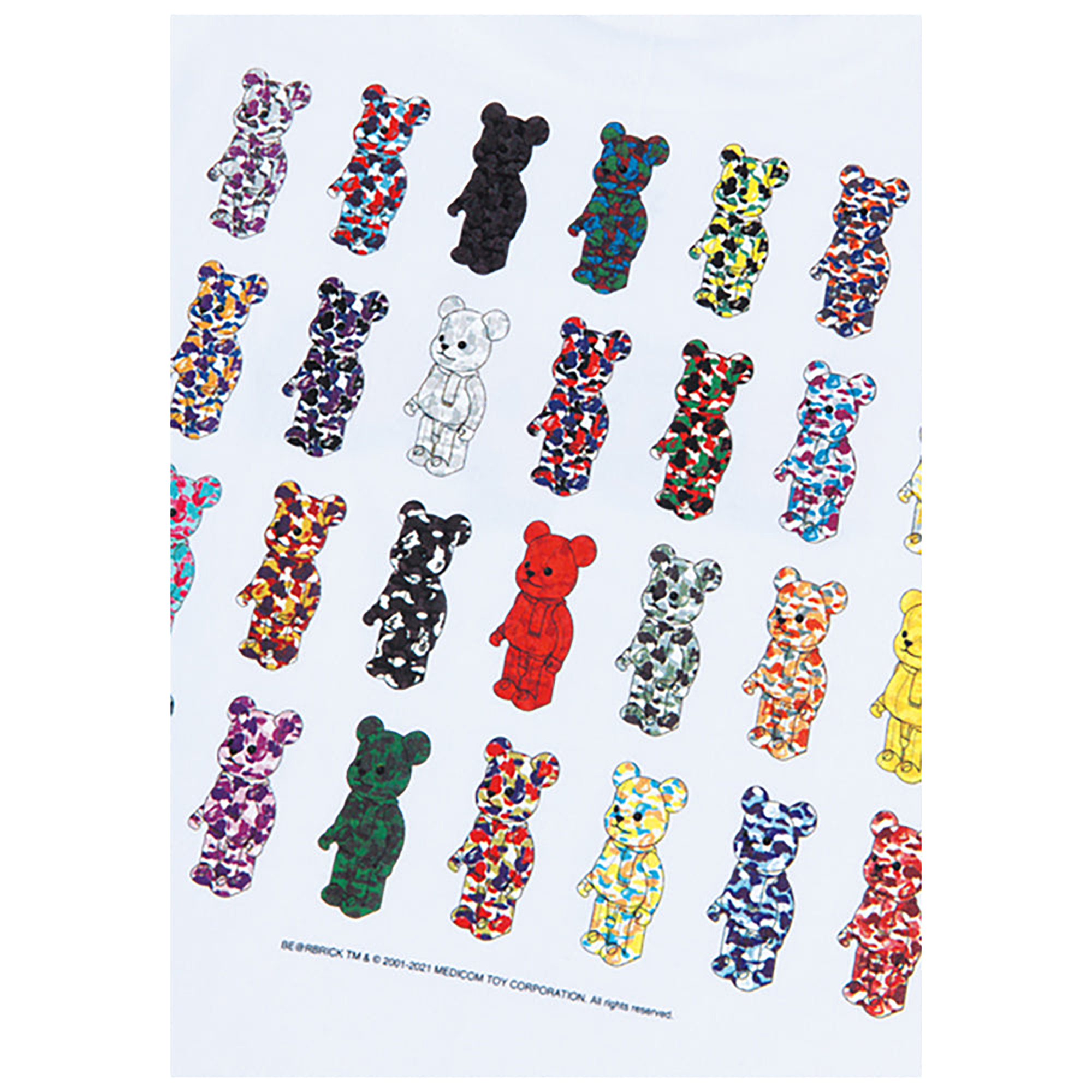 BE@RTEE BAPE(R) BE@RBRICK 2021