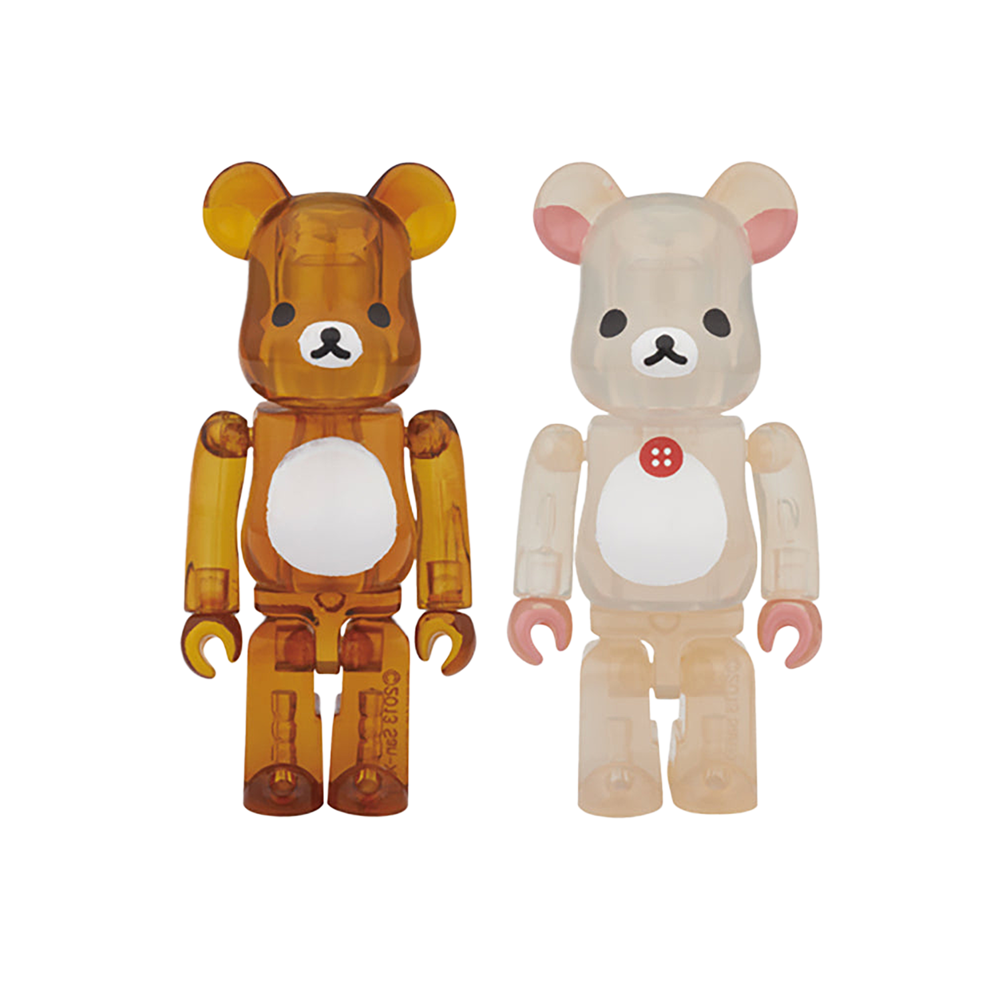BE@RBRICK リラックマ・コリラックマ クリアカラーVer.