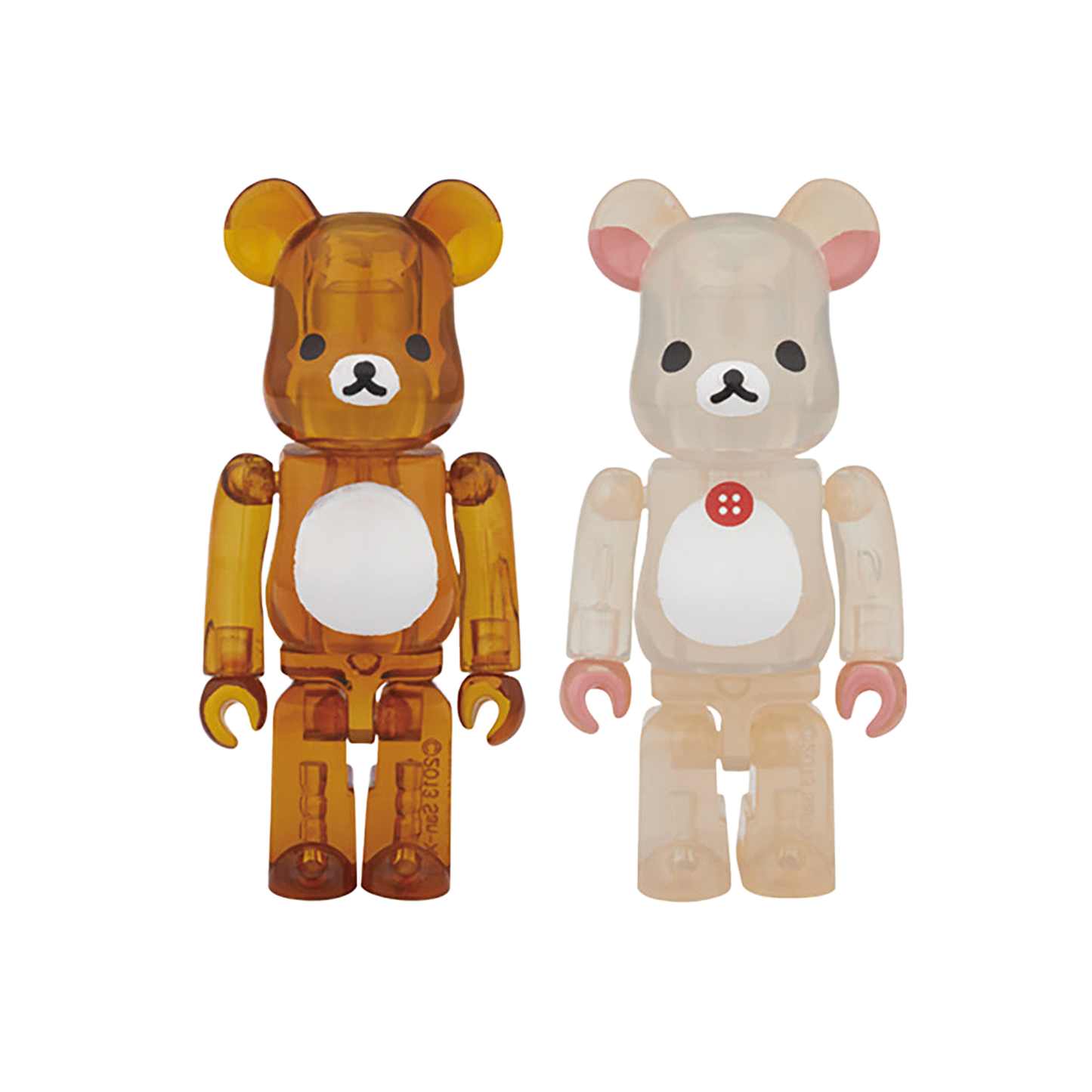 BE@RBRICK リラックマ・コリラックマ クリアカラーVer.