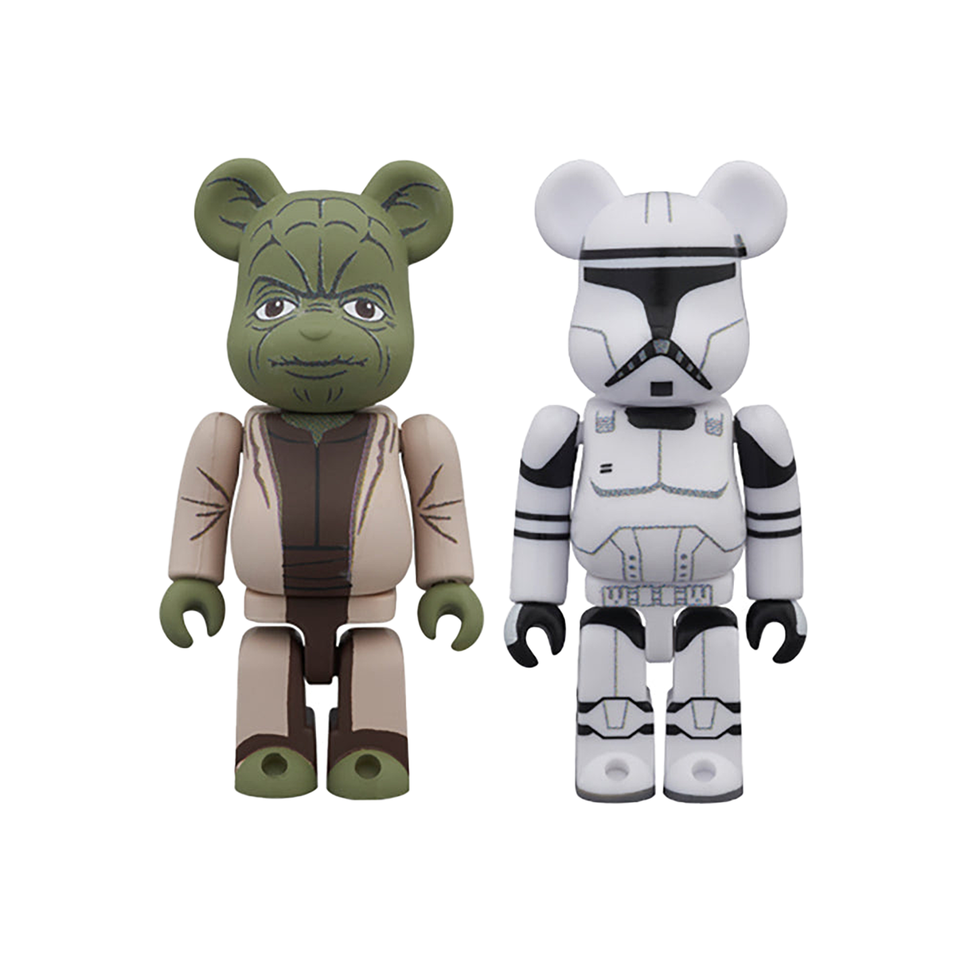 BE@RBRICK STAR WARS(TM) 2 PACK YODA(EP2) & CLONE TROOPER(TM) (EP2)