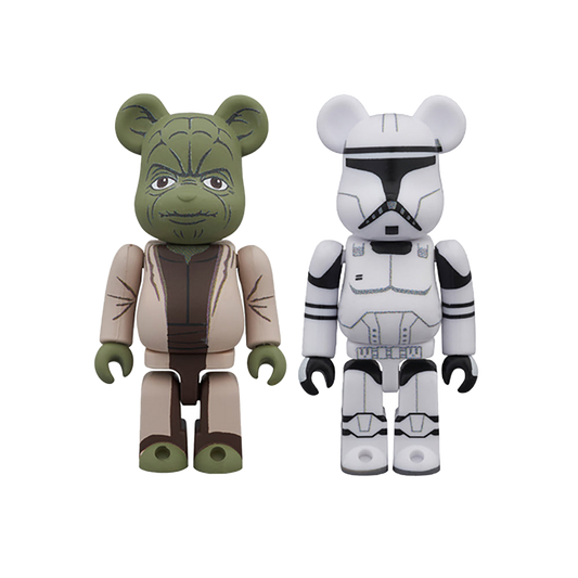 BE@RBRICK STAR WARS(TM) 2 PACK YODA(EP2) & CLONE TROOPER(TM) (EP2)