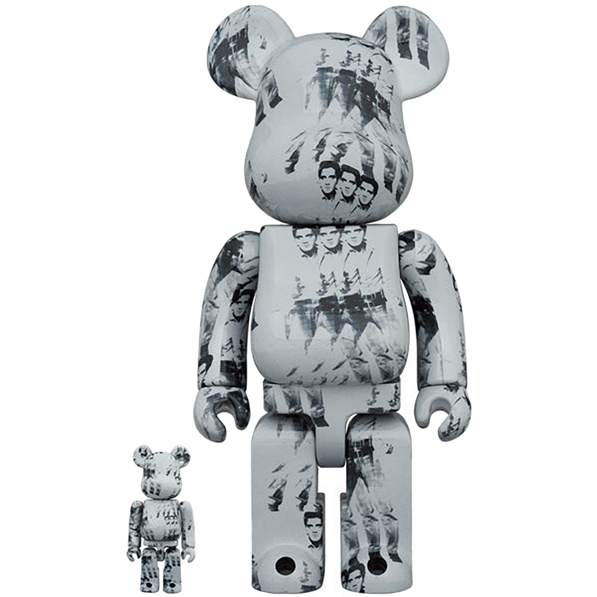 BE@RBRICK Andy Warhol's ELVIS PRESLEY 100% & 400%