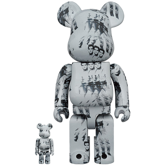 BE@RBRICK 安迪·沃霍尔的埃尔维斯·普雷利 100% 和 400%