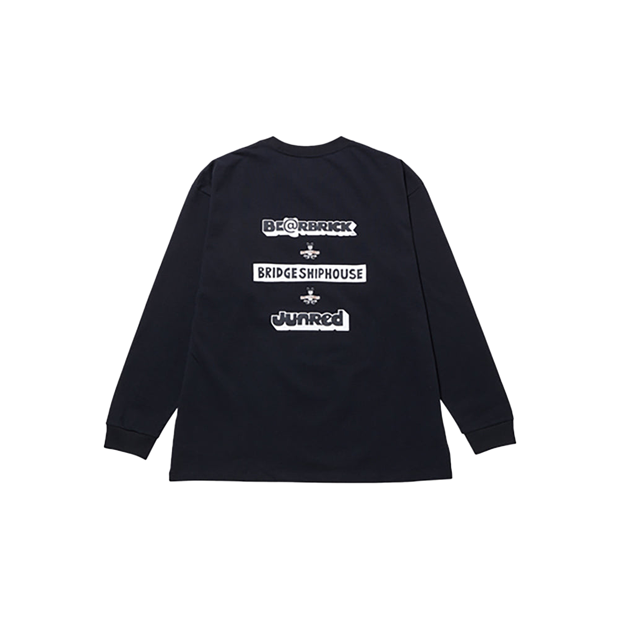 BE@RBRICK×BRIDGE SHIP HOUSE×JUNRed アパレルライン L/S TEE