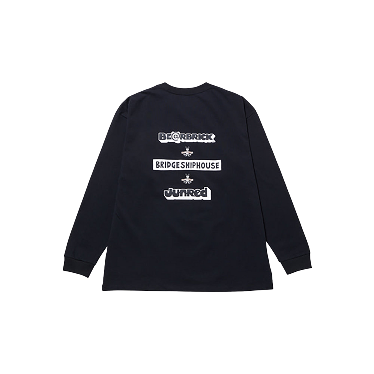 BE@RBRICK×BRIDGE SHIP HOUSE×JUNRed アパレルライン L/S TEE