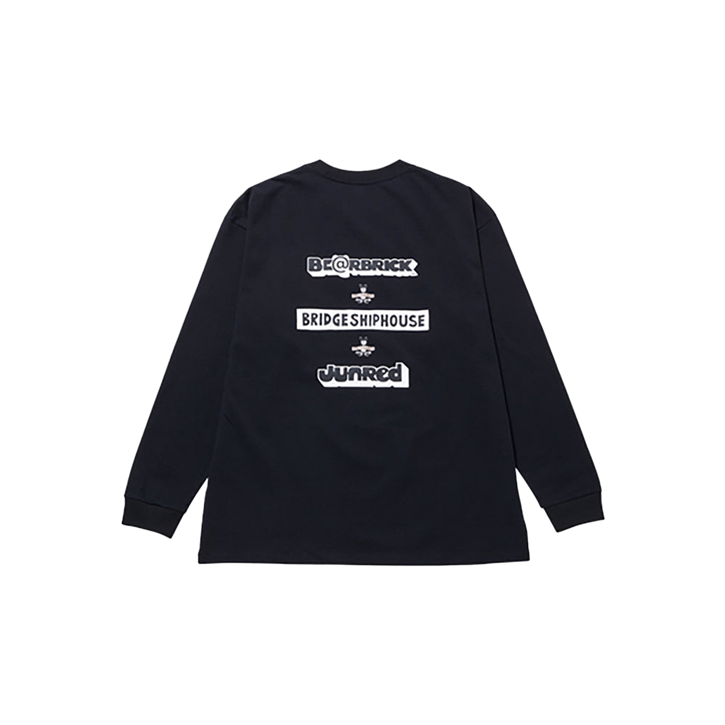 BE@RBRICK×BRIDGE SHIP HOUSE×JUNRed アパレルライン L/S TEE