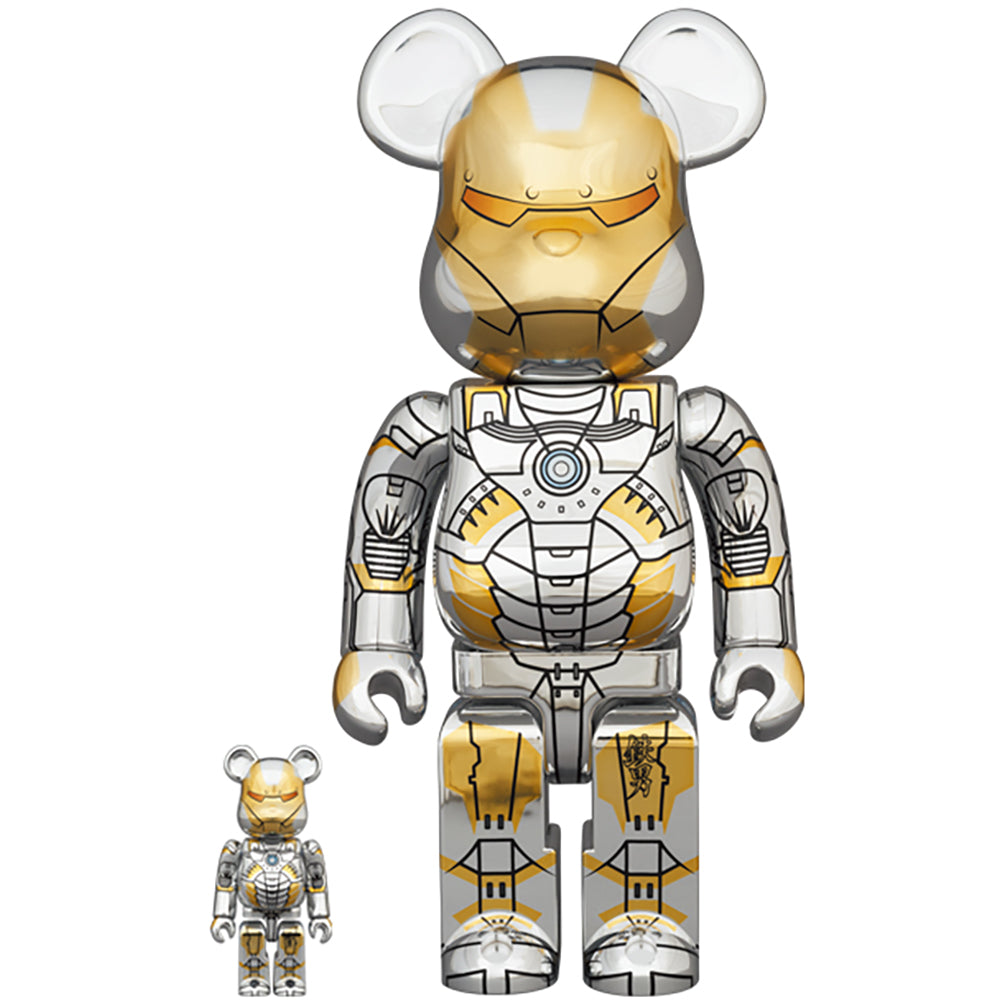 BE@RBRICK SORAYAMA IRONMAN 100％ & 400％_0
