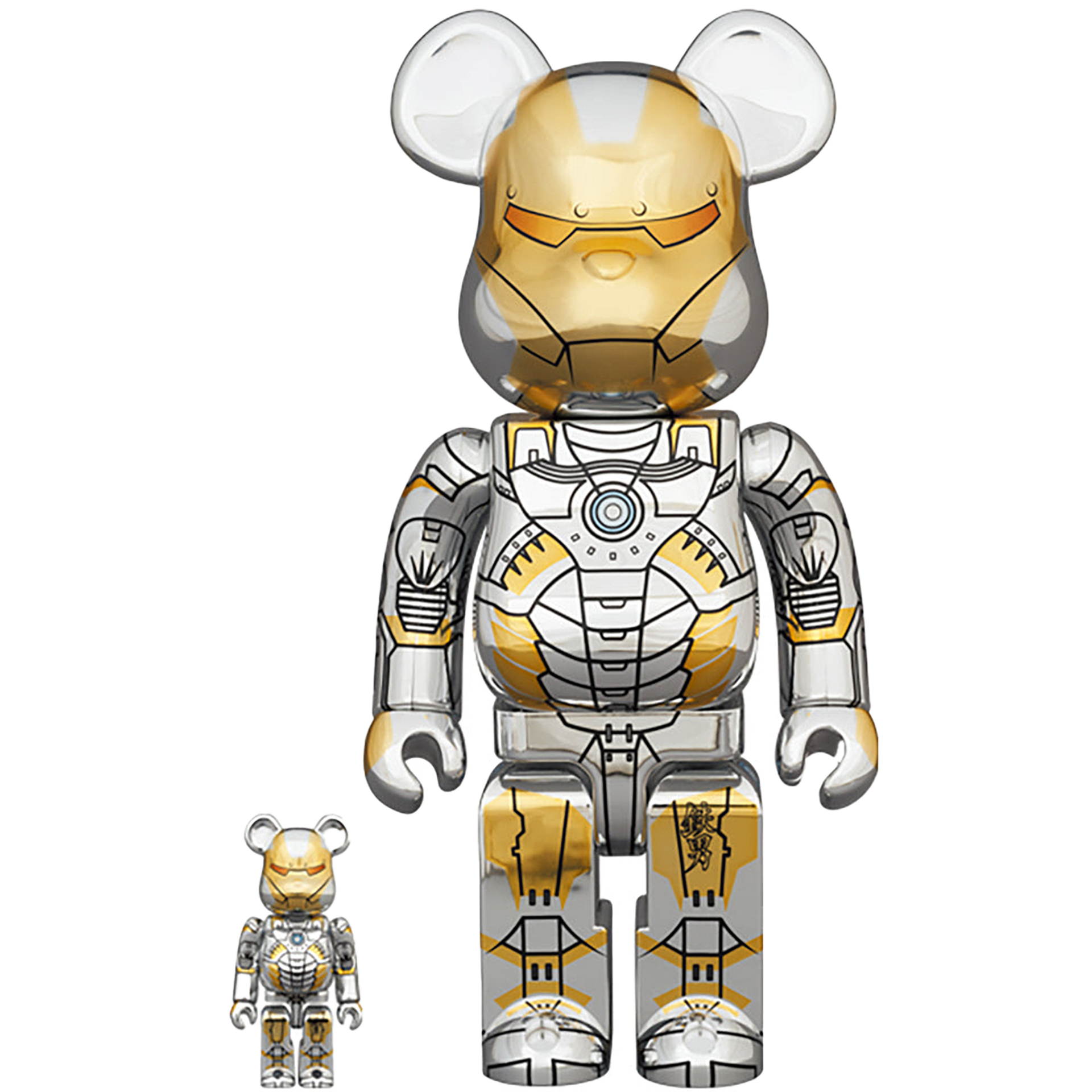 BE@RBRICK SORAYAMA IRONMAN 100％ & 400％ | MEDICOM TOY OFFICIAL STORE
