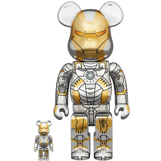 BE@RBRICK SORAYAMA IRONMAN 100％ & 400％