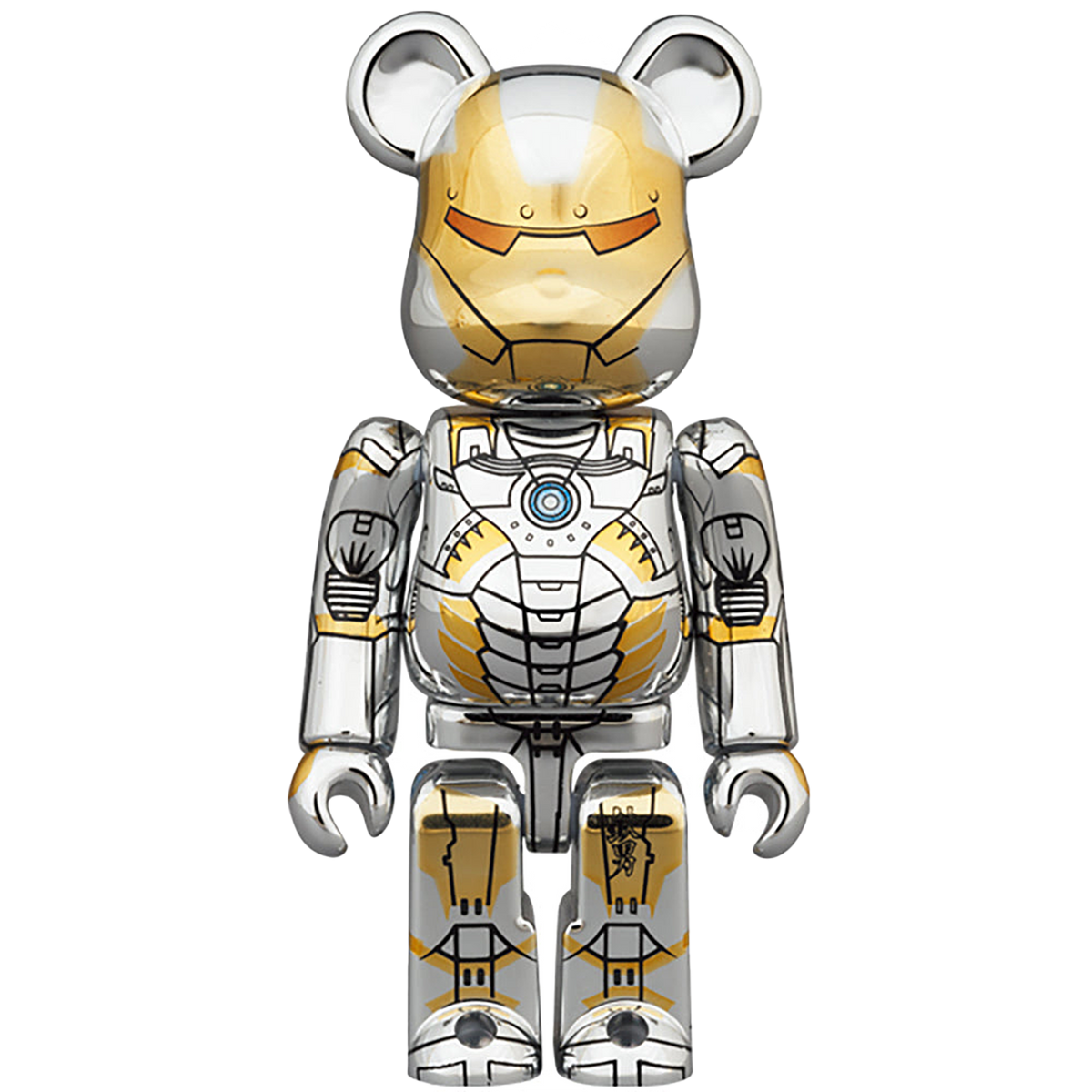 BE@RBRICK SORAYAMA IRONMAN 100％ & 400％