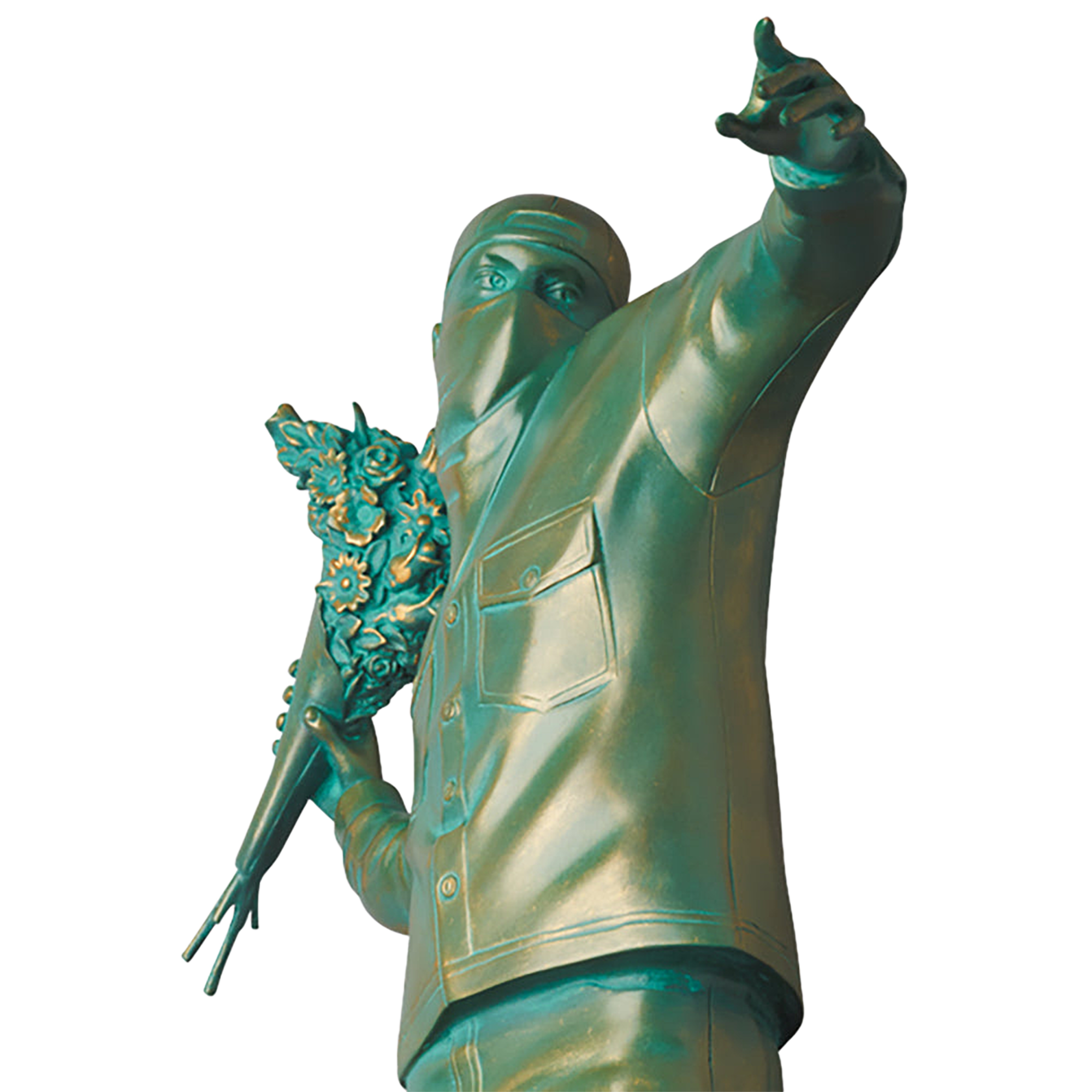 Sync. FLOWER BOMBER BRONZE STATUE #3