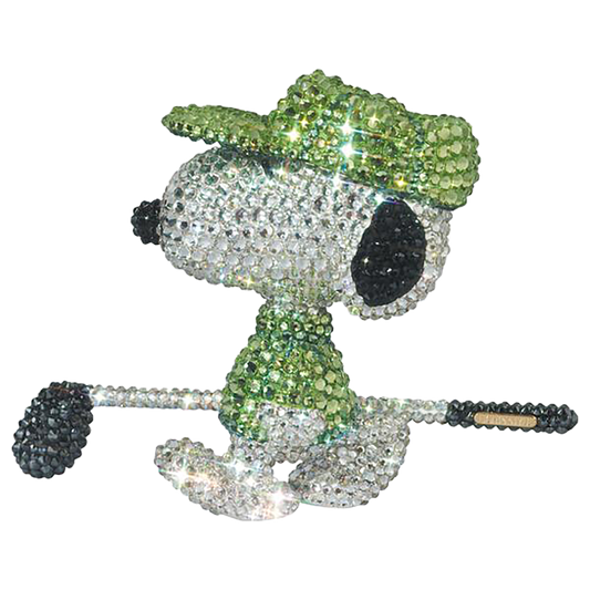 UDF CRYSTAL DECORATE SNOOPY GOLFER SNOOPY《Scheduled to be shipped within 3 to 6 months after ordering》