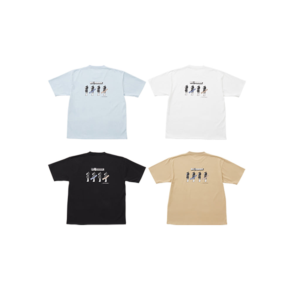 BE@RBRICK×BRIDGE SHIP HOUSE×JUNRed アパレルライン S/S バックプリント TEE_0