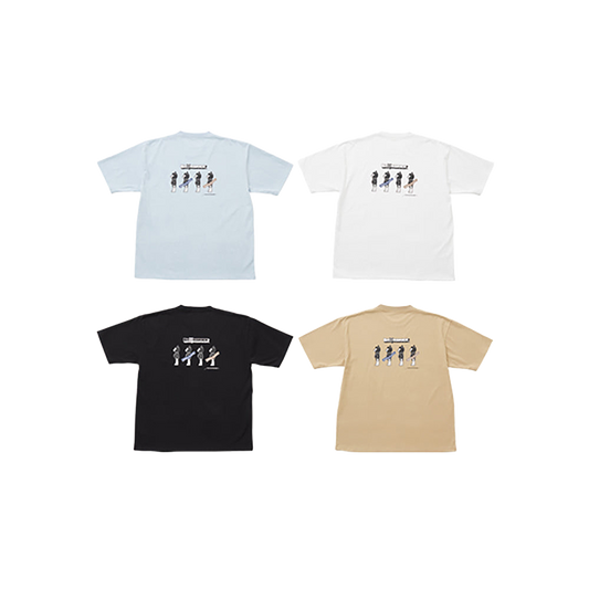 BE@RBRICK×BRIDGE SHIP HOUSE×JUNRed アパレルライン S/S バックプリント TEE