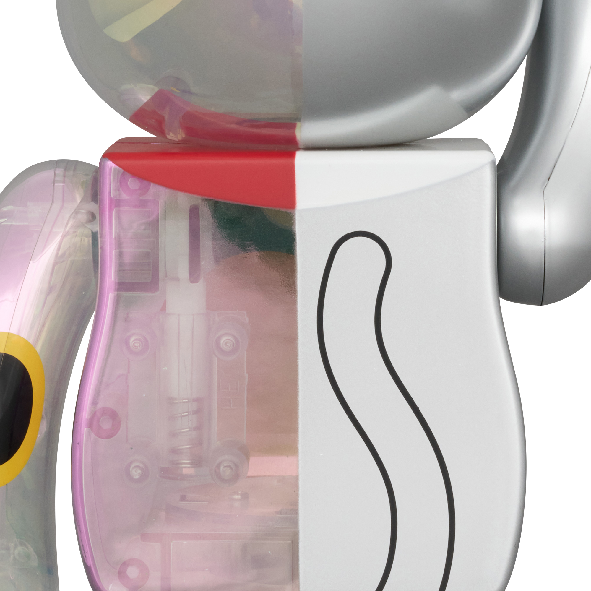 BE@RBRICK Maneki Neko Silver Paint×Clear Plating Ten million ryo 100% & 400% 