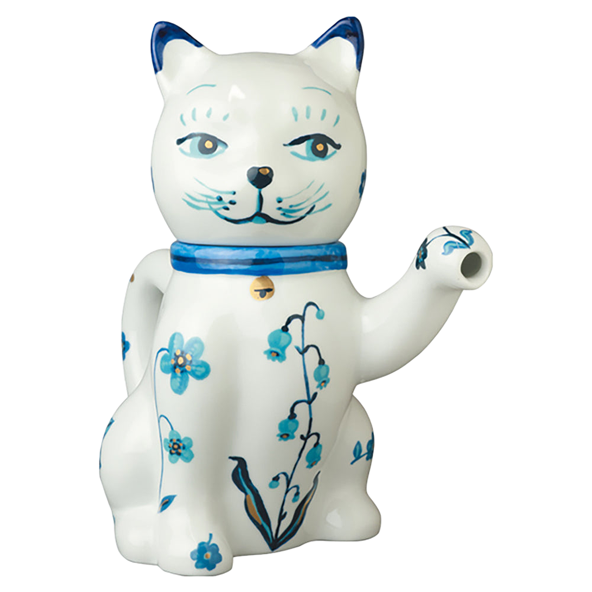 Nathalie Lete The Blue/The Red Lucky Cat Teapot