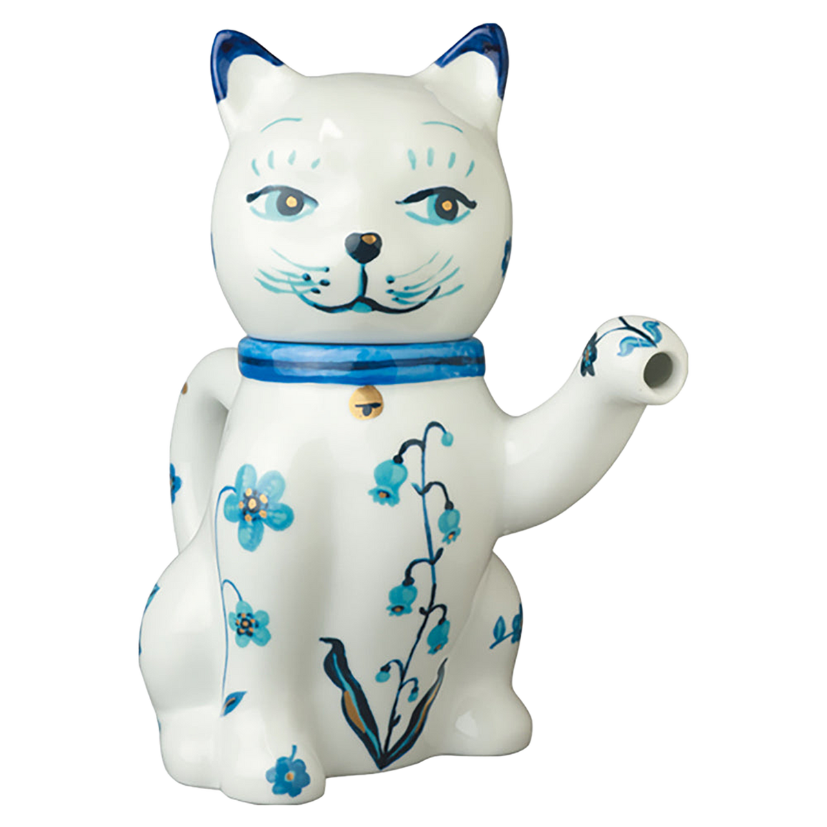 Nathalie Lete The Blue/The Red Lucky Cat Teapot