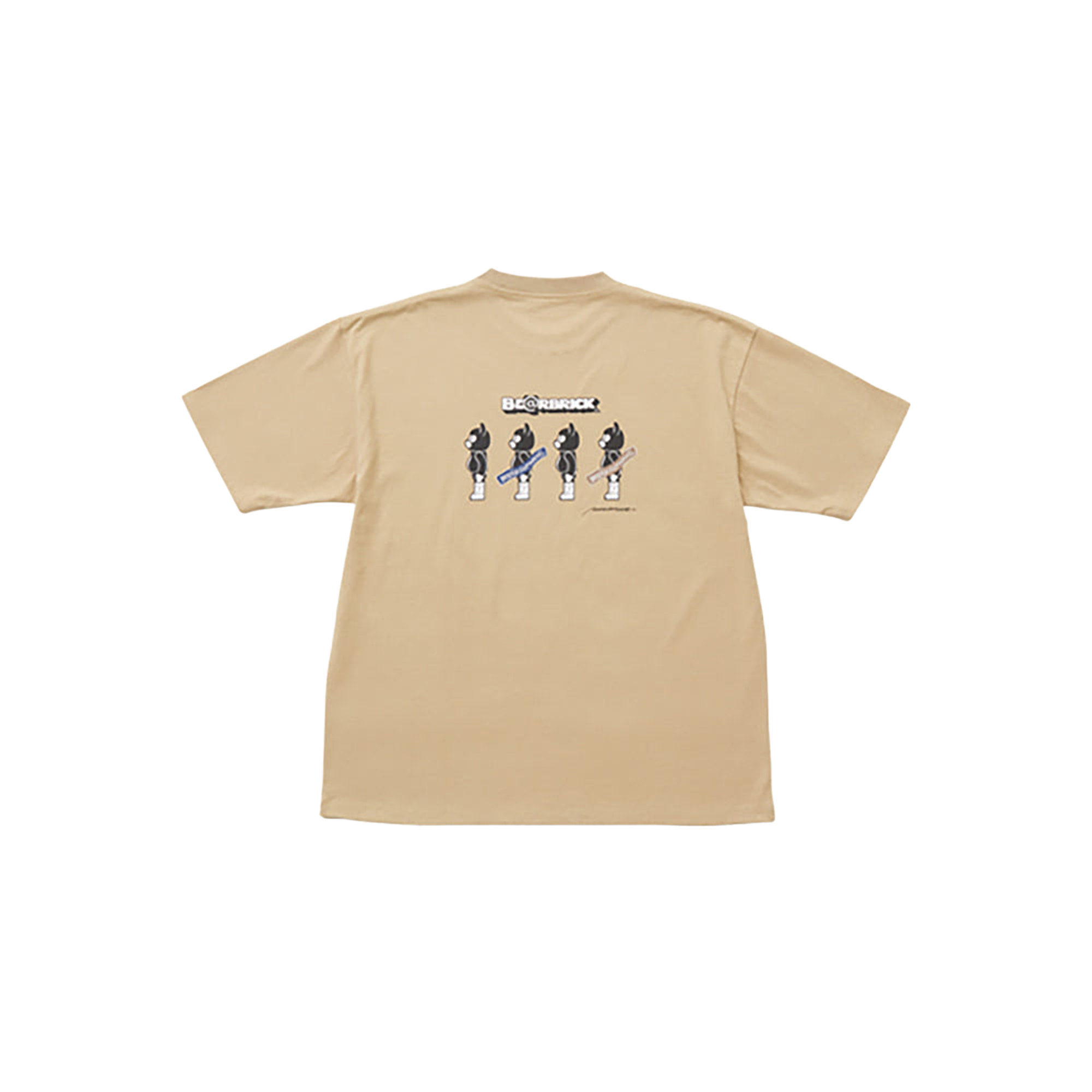 BE@RBRICK×BRIDGE SHIP HOUSE×JUNRed アパレルライン S/S バックプリント TEE