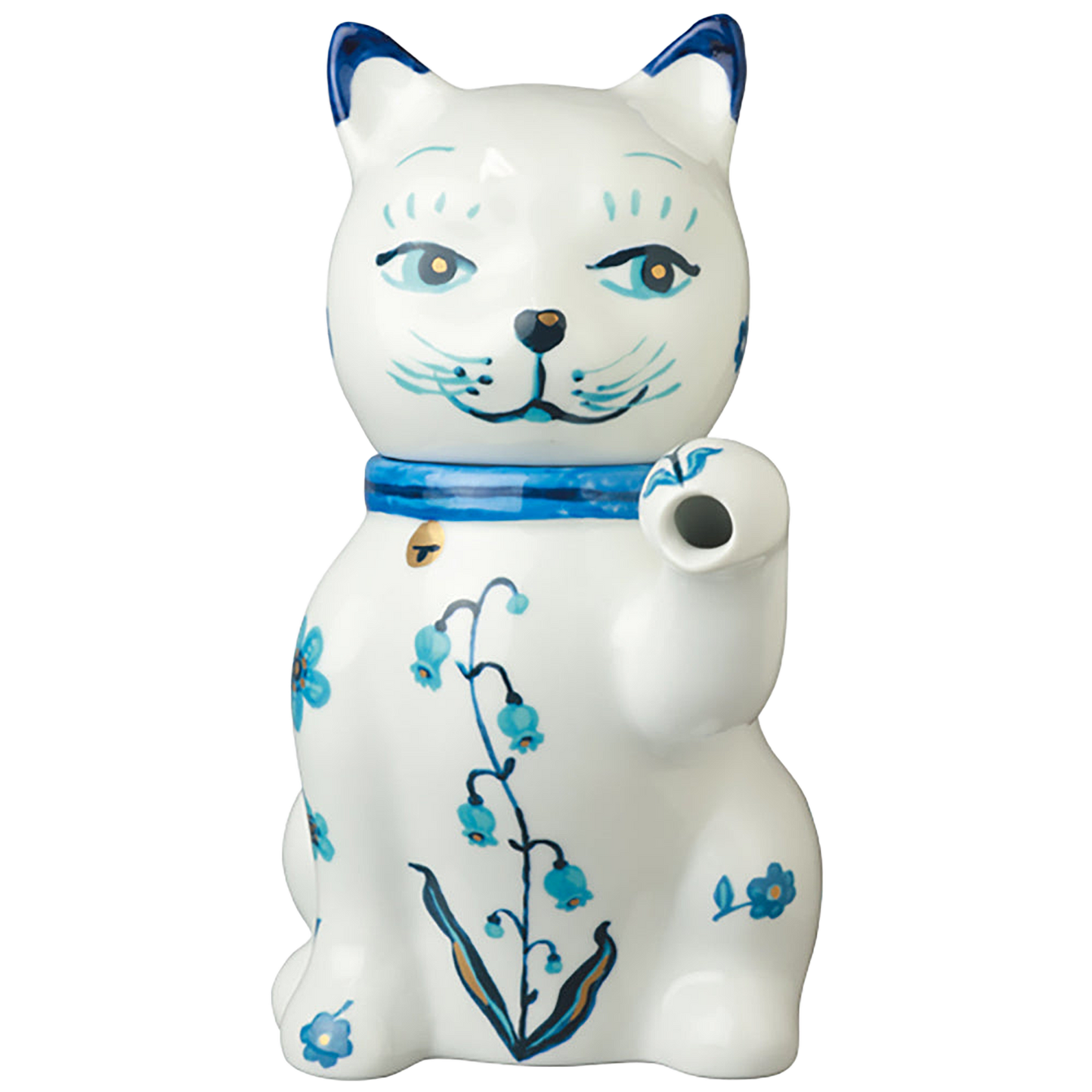 Nathalie Lete The Blue/The Red Lucky Cat Teapot