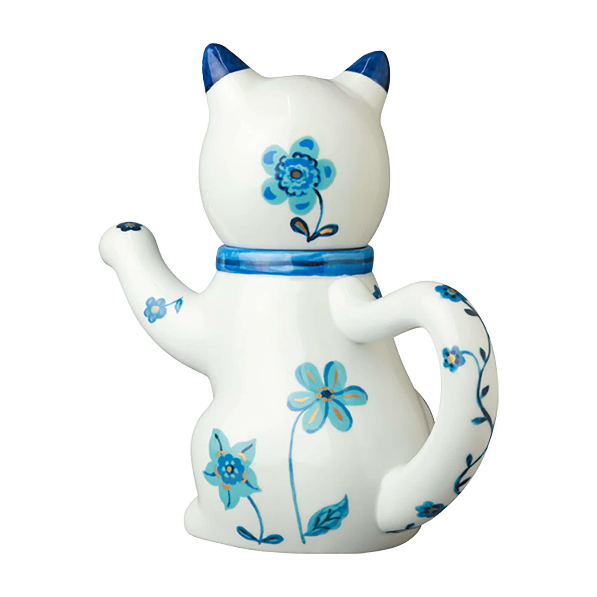 Nathalie Lete The Blue/The Red Lucky Cat Teapot